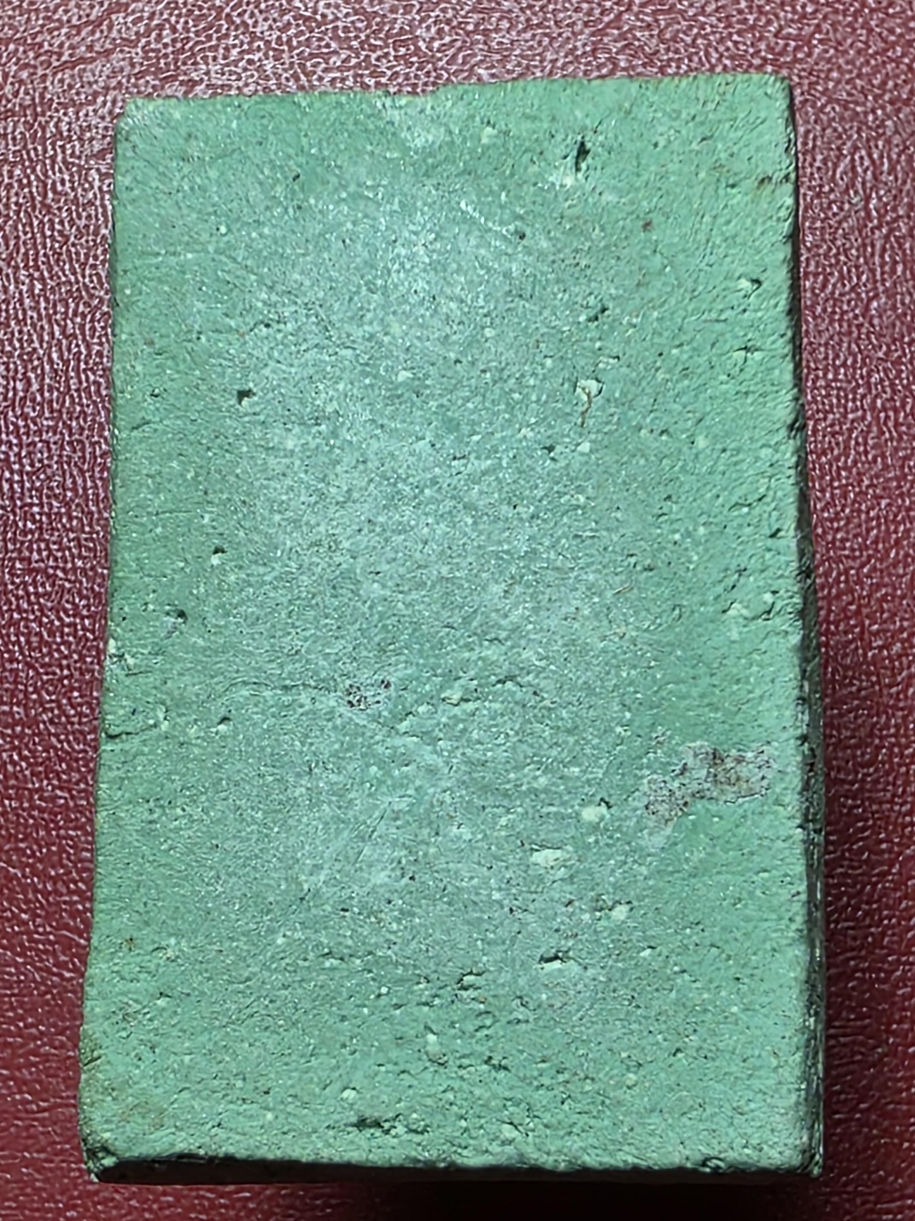 พระแก้วมรกต วัดบ้านโป่ง ปี๒๕๐๙ พิมพ์สี่เหลี่ยม เนื้อเขียว(องค์ที่7)