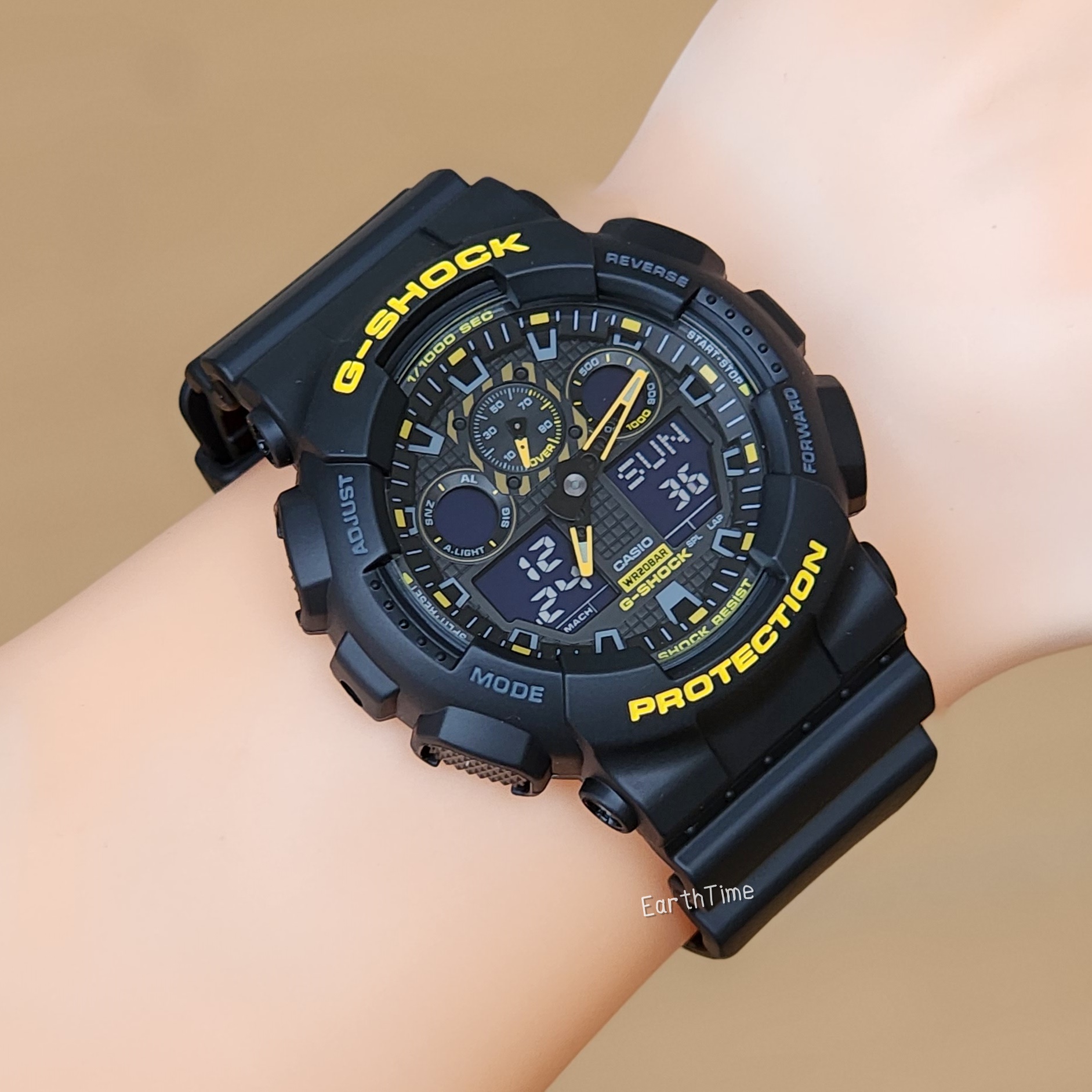 GA-100CY-1A l Caution Yellow Series l G-Shock