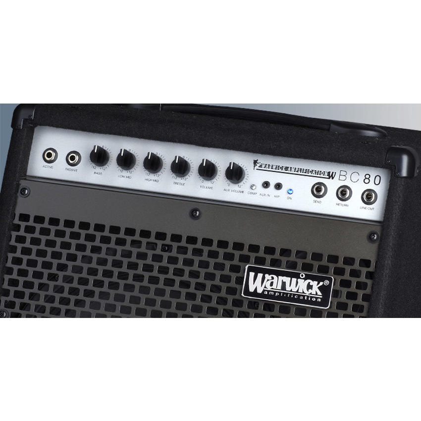 แอมป์เบส Warwick รุ่น BC 80 ตู้แอมป์เบส กำลังขับมากถึง 80 วัตต์ ระบบ DDL ตัดเสียงแตกที่เกิดจากการเปิดเสียงดัง