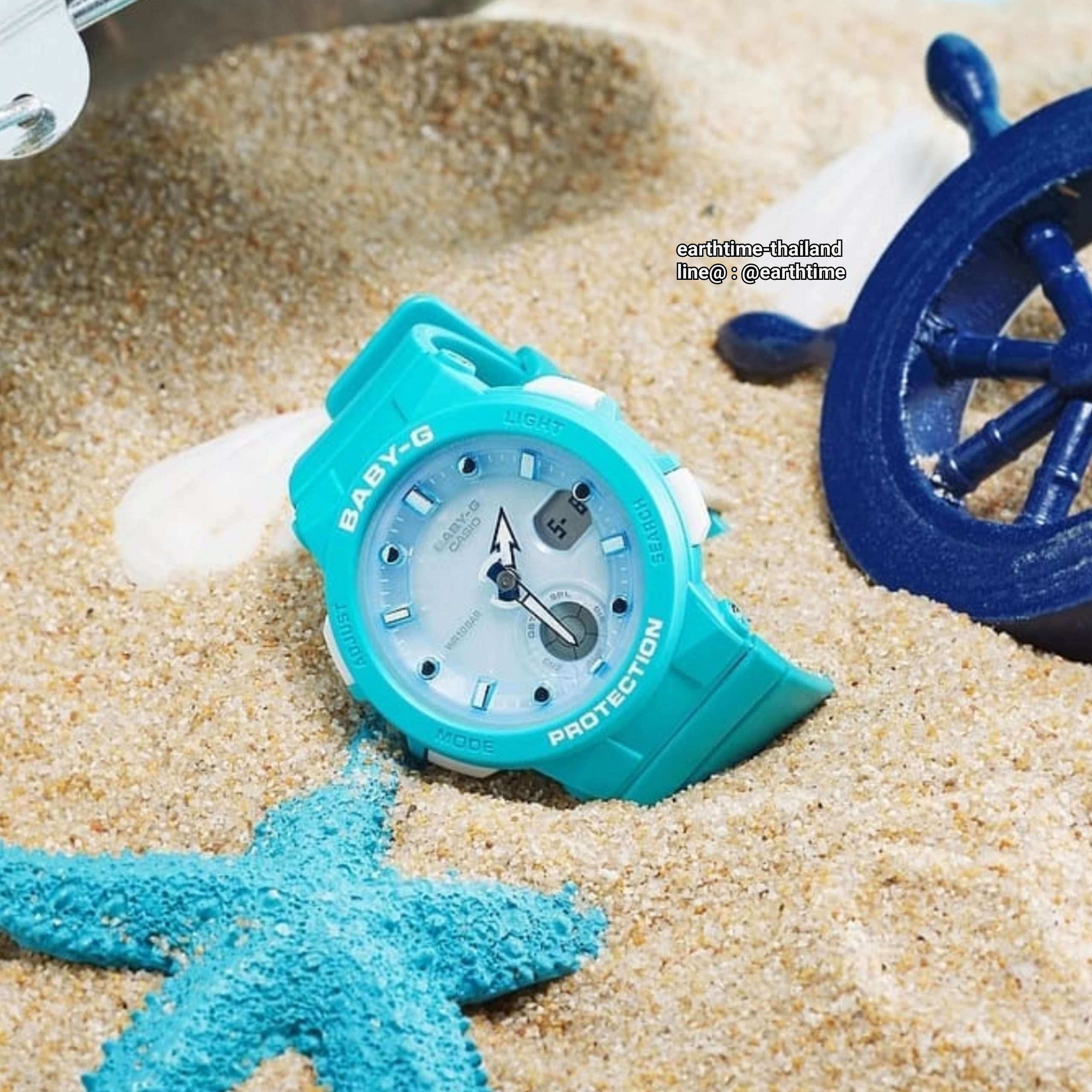 Baby-G Beach Style Series ของใหม่แท้100% รับประกัน 1 ปี BGA-250-2ADR