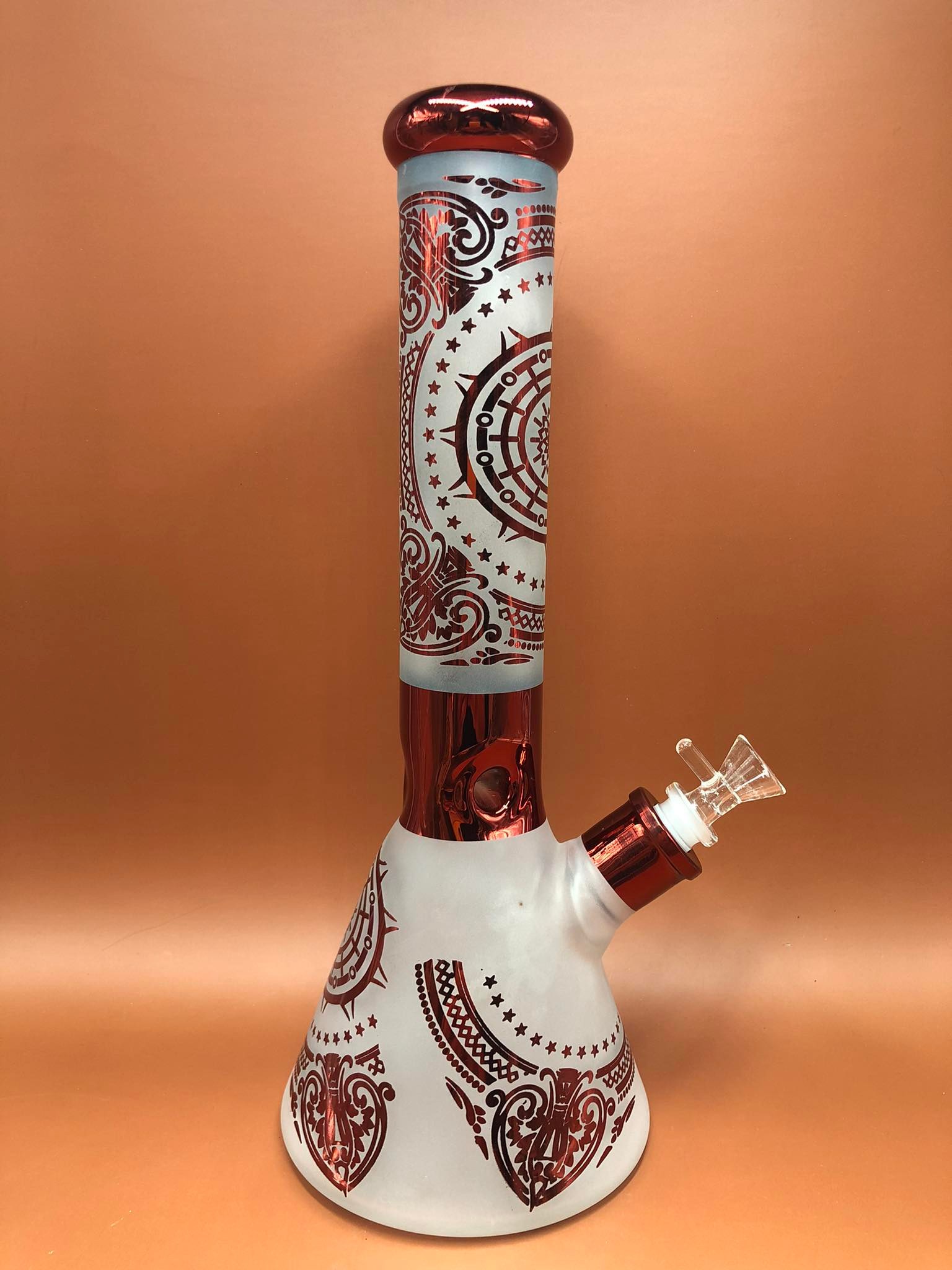 Sun Star Glass Bong (Red)