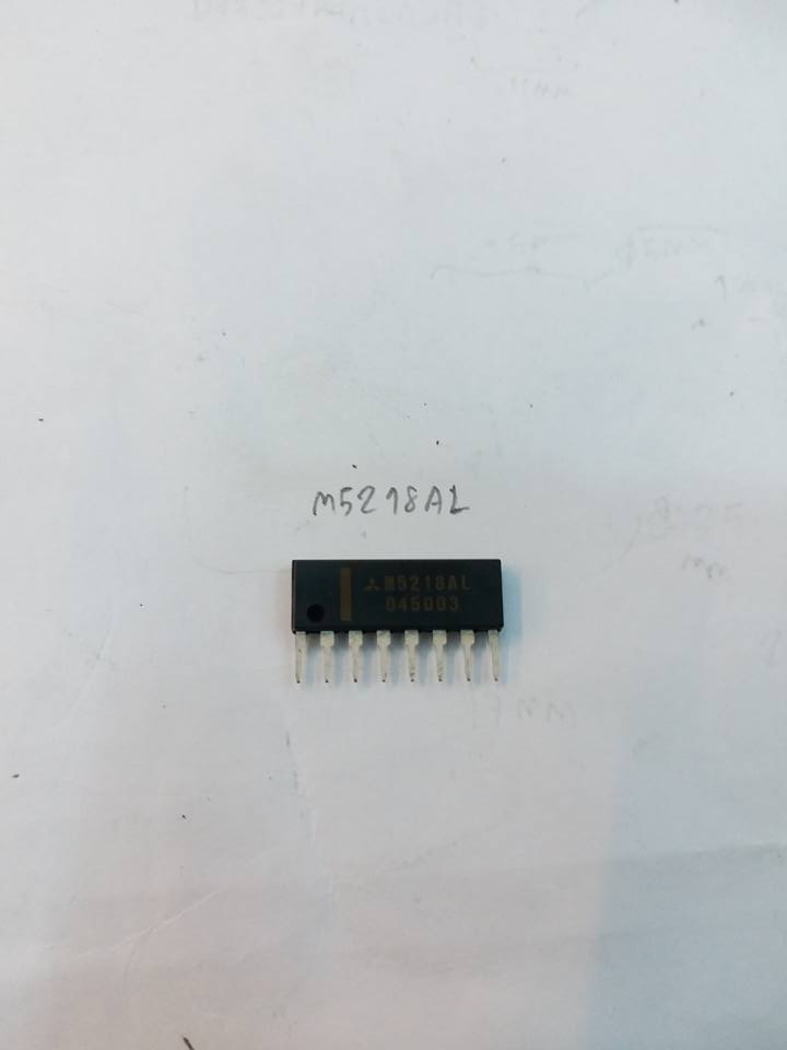 M5218ALไอซีตัวถังSIL-8ขาICยี่ห้อMITSUBICHIราคาตัวล่ะ