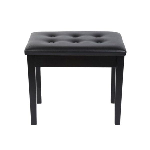 เก้าอี้เปียโน Rasvone รุ่น YM618 เบาะหนังกันน้ำ ขาไม้ มีที่เก็บของ Piano Stool Piano Bench