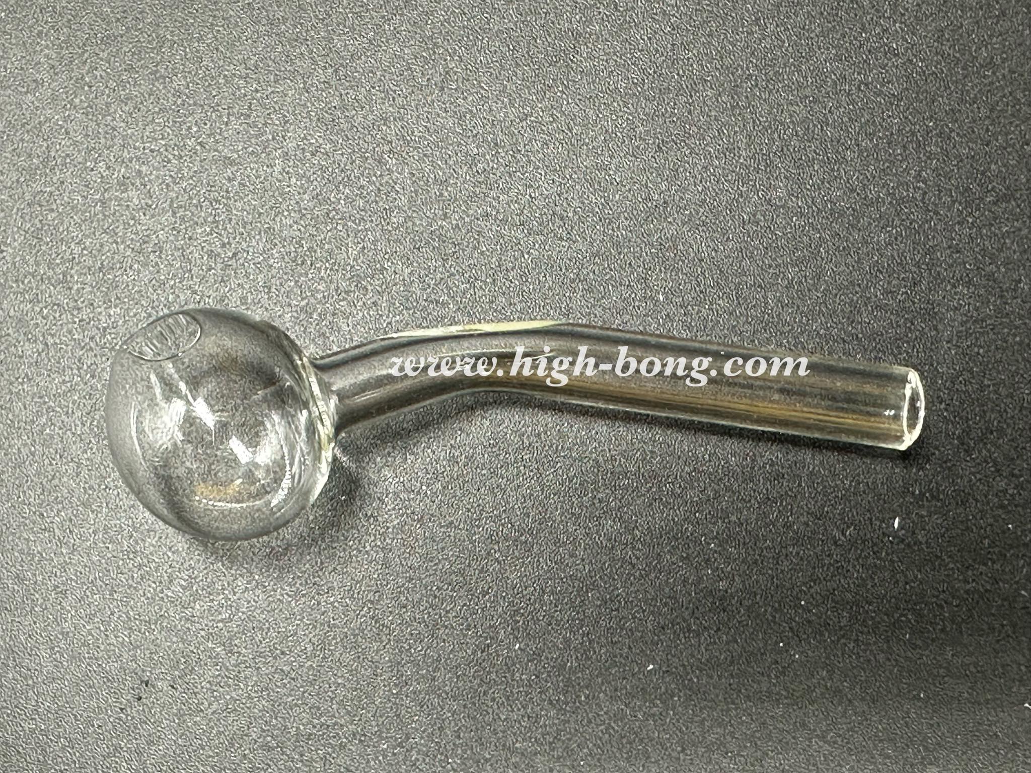 ตุ้มแก้วขัดทรายก้านงอปลาย (7cm.)