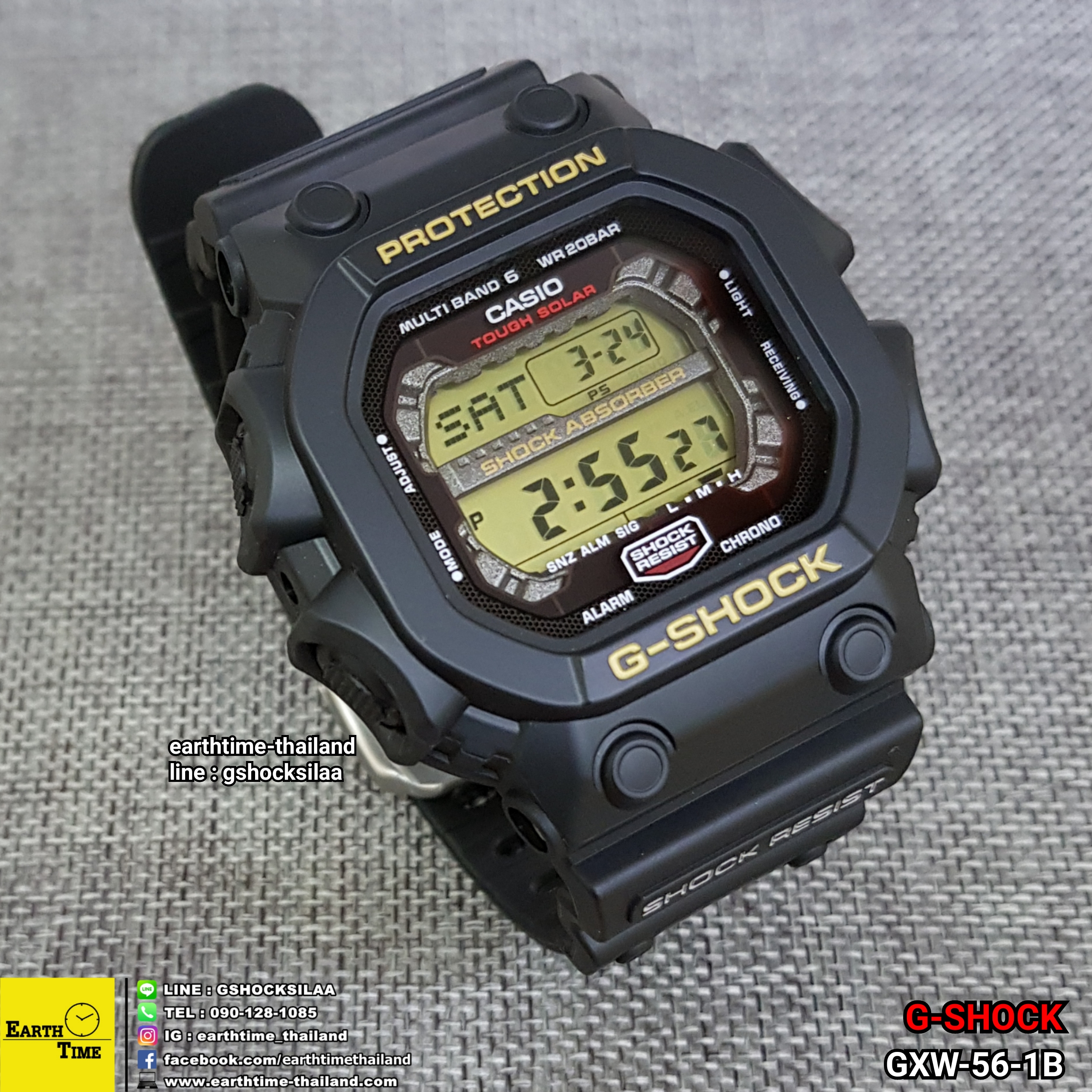 G-Shock ของใหม่แท้100% รับประกัน 1 ปี GXW-56-1B