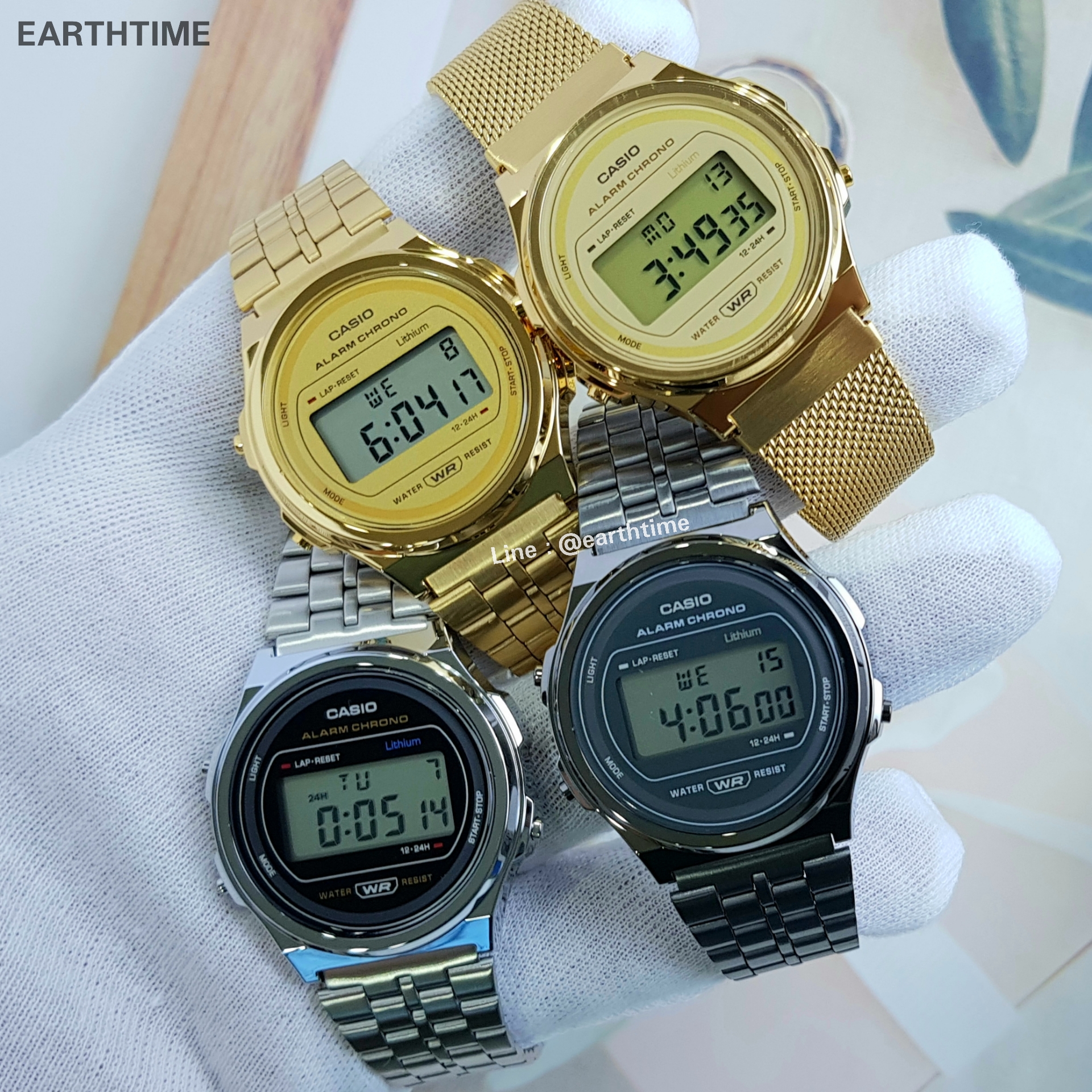 CASIO รุ่น A171WEMG-9A / DATA BANK DIGITAL