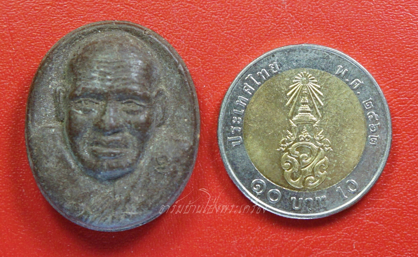 หลวงพ่อปาน วัดน้อย คลองด่าน ปี๕๗ เนื้อผงสีน้ำตาล(องค์ที่1)