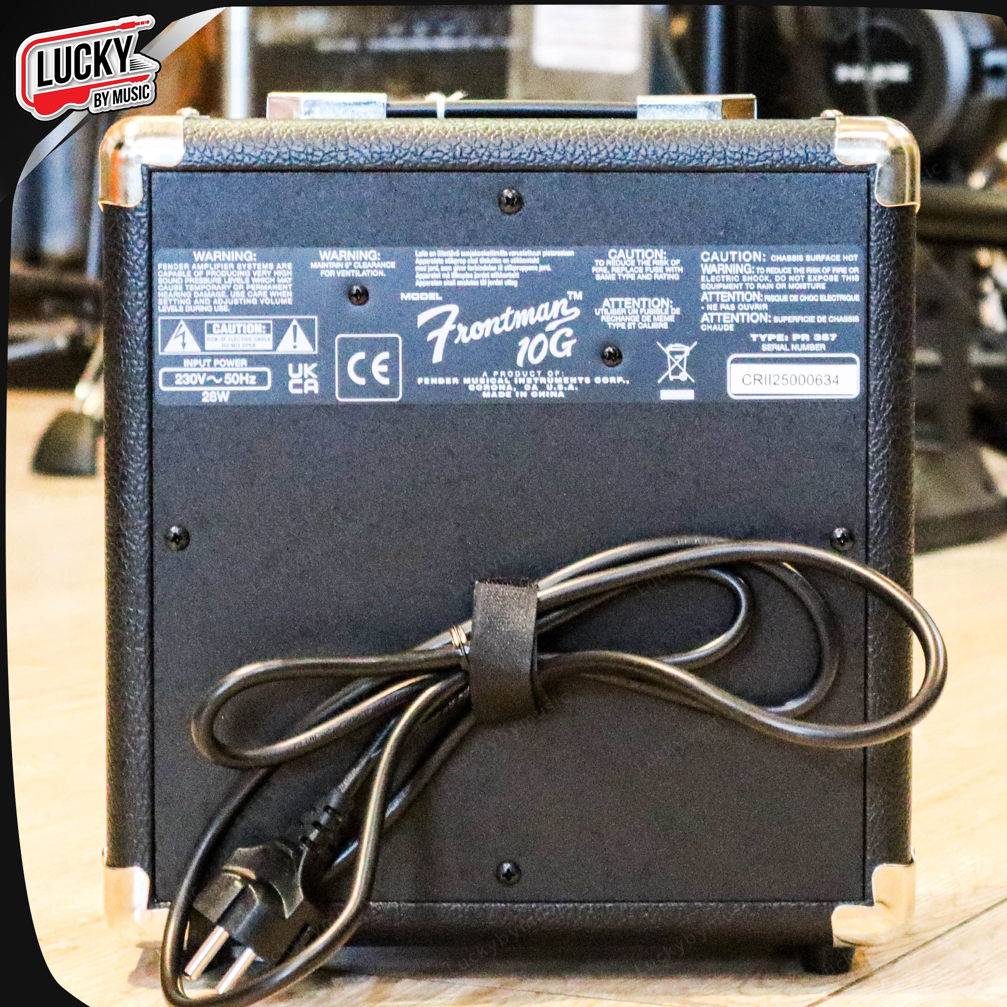 Fender Frontman 10G แอมป์กีตาร์ไฟฟ้า Solid-State Guitar Amplifier