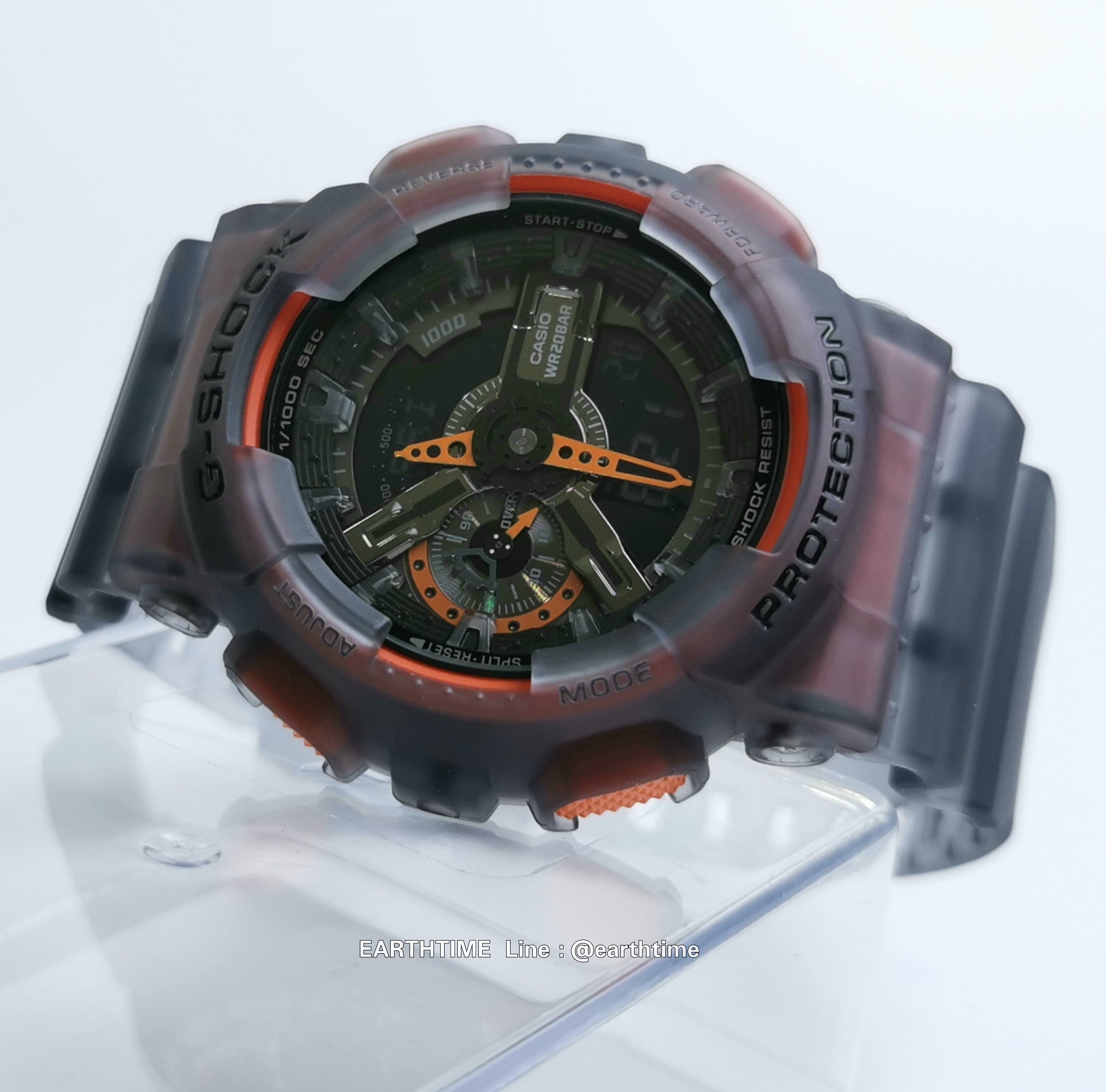 G-Shock Color Skeleton Series with Fluorescent Accents ของใหม่แท้100% รุ่น GA-110LS-1A