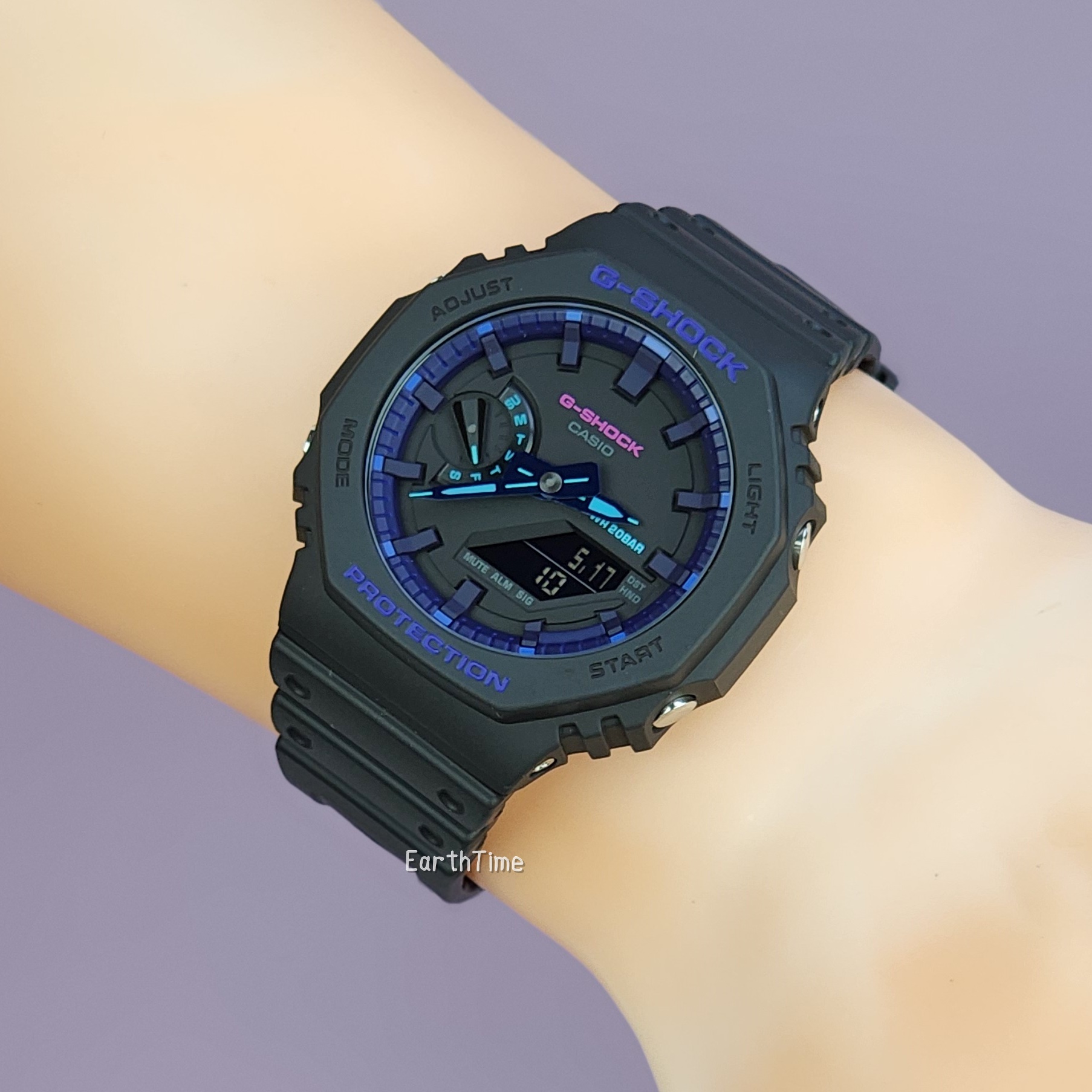 GA-2100VB-1A l Virtual Blue Analog-Digital Series l ของใหม่แท้100%