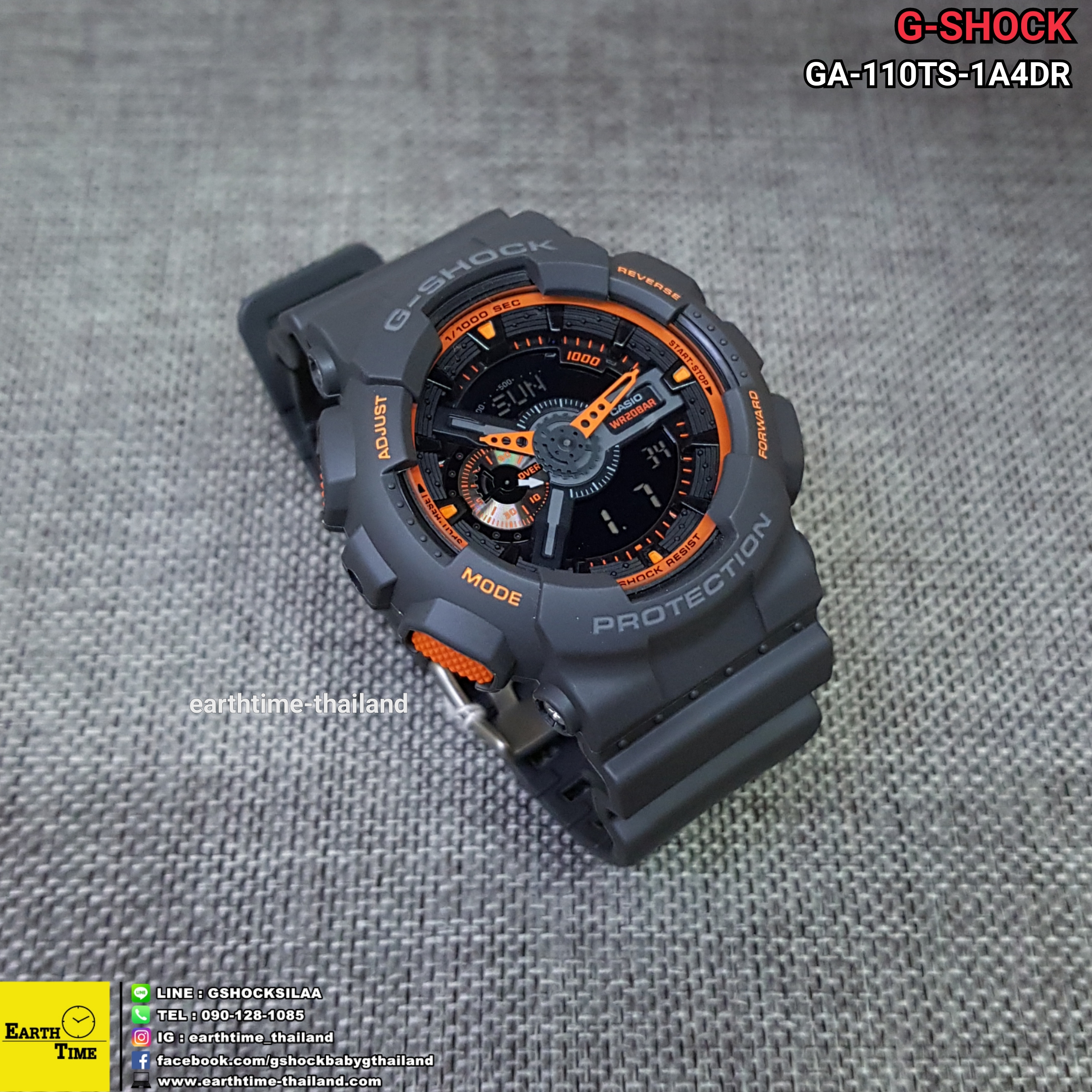 G-Shock ของใหม่แท้100% รับประกัน 1 ปี GA-110TS-1A4DR