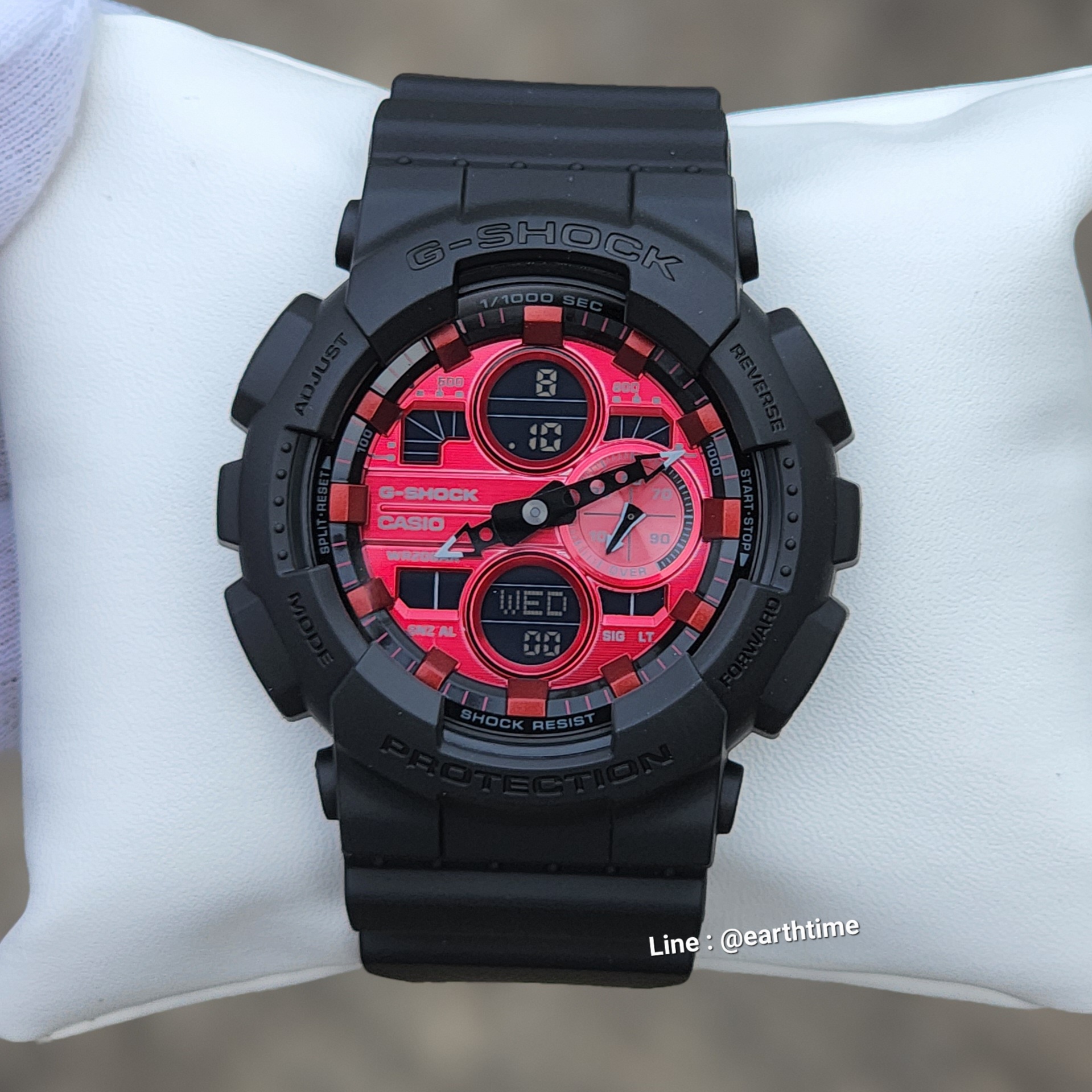 G-Shock Black and Red Series ของใหม่แท้100% รุ่น GA-140AR-1ADR