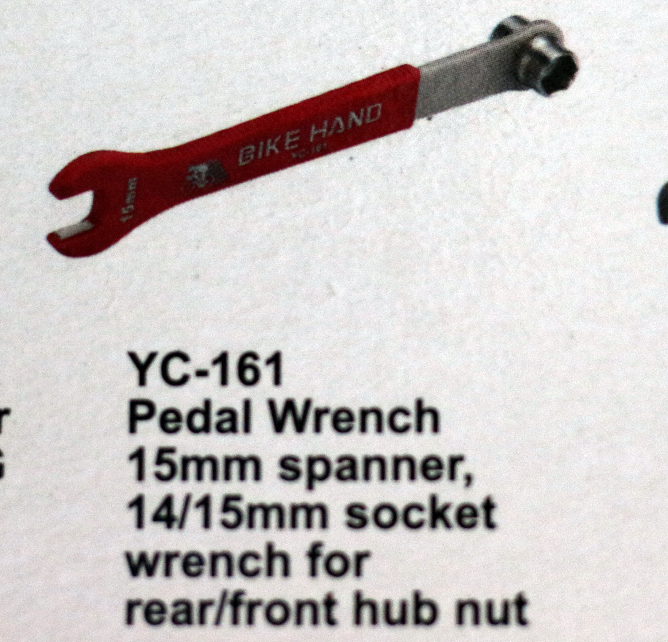 ประแจขันน๊อตขาจาน เบอร์ 14-15Cm BIKE HAND