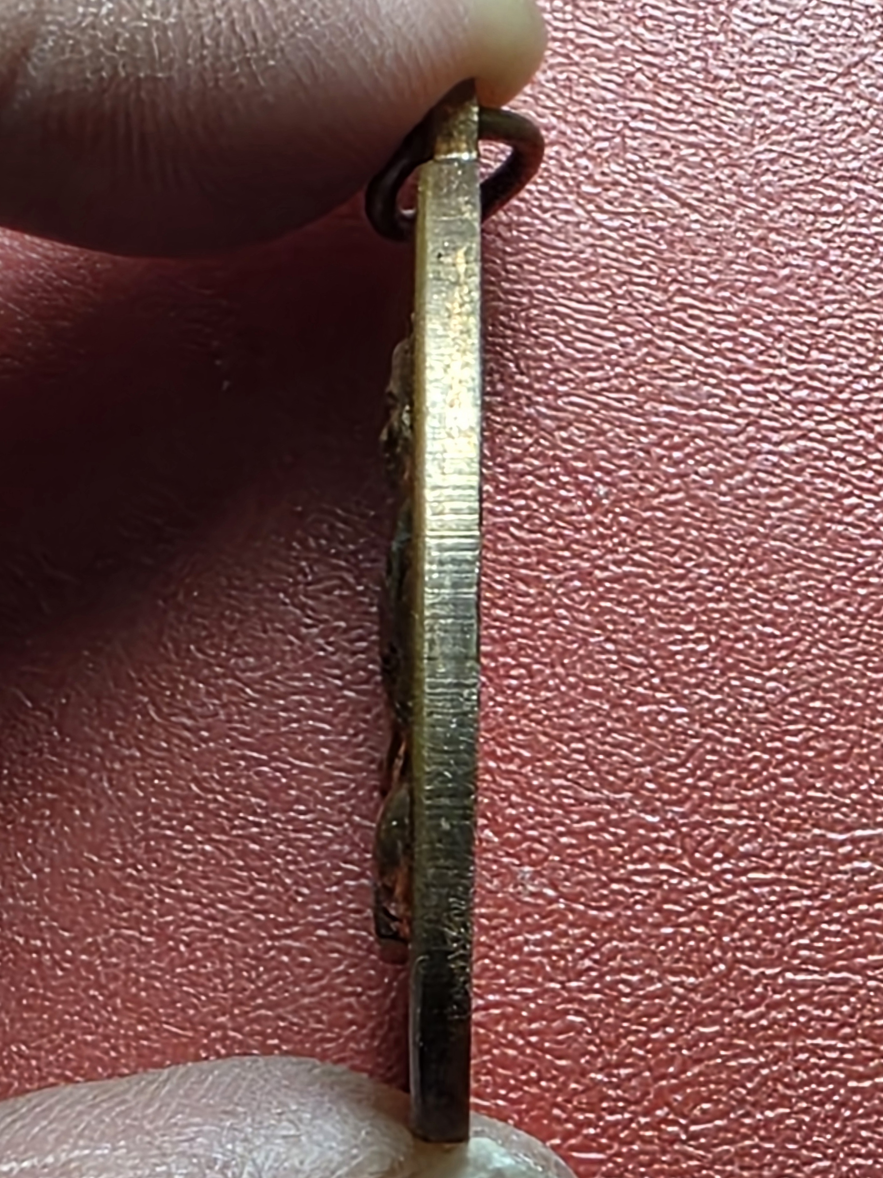 หลวงพ่อปราโมทย์ วัดเขาชะงุ้ม เนื้อทองแดงผิวไฟ(องค์ที่1)