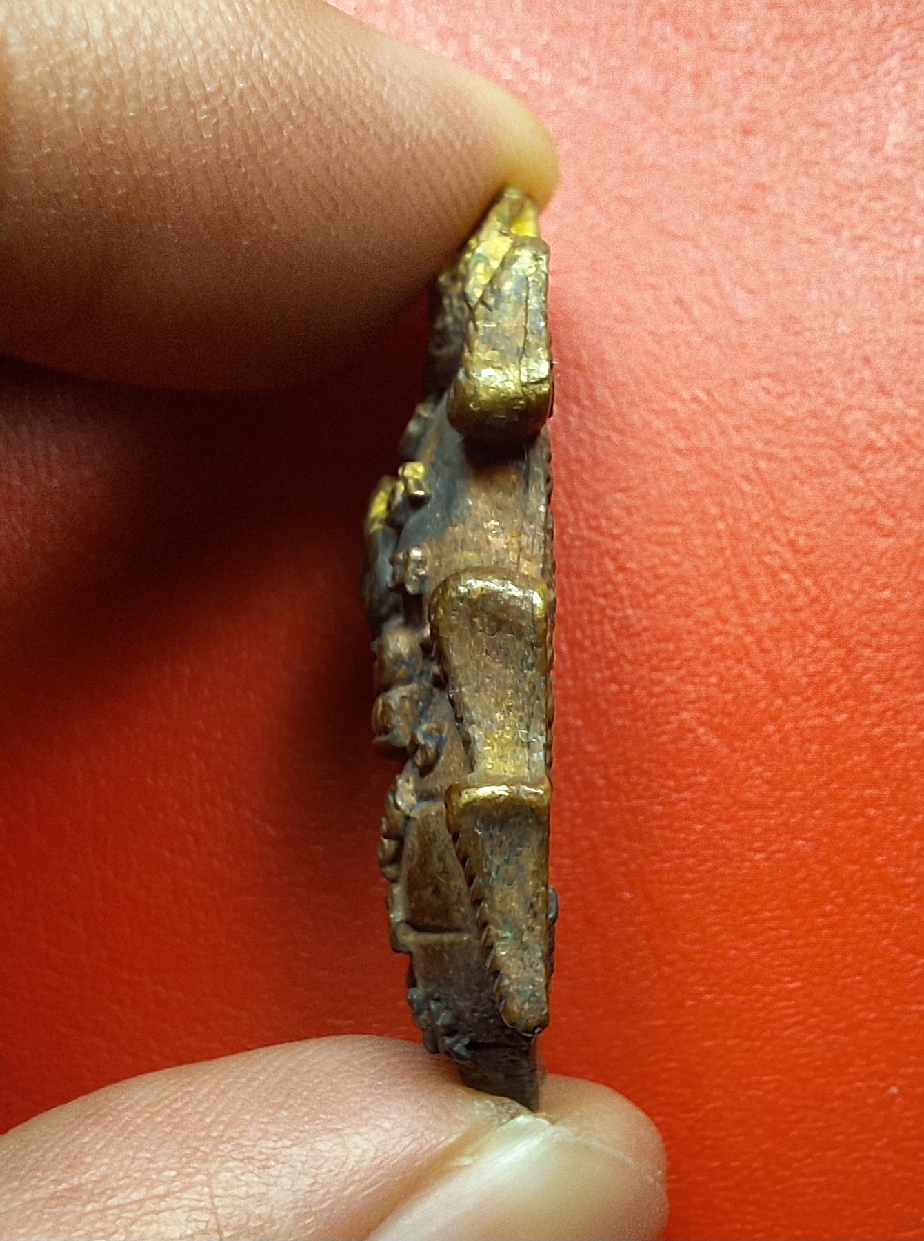 หลวงพ่อจืด สวนปฏิบัติธรรมโพธิเศรษฐี พญาต่อเงิน-ต่อทอง ปี๒๕๔๔ เนื้อฝาบาตร(องค์ที่1)