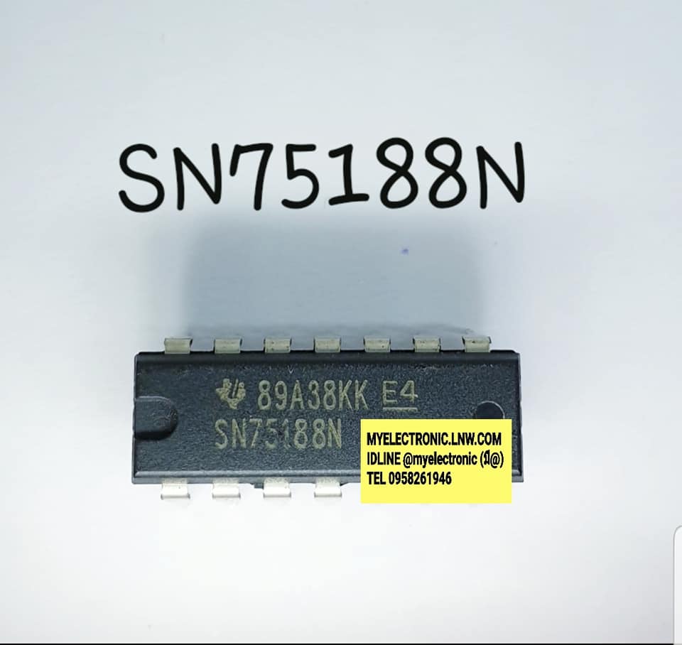 ขาย SN75188N ยี่ห้อTEXASตัวถังDIP14ขาราคาตัวละ บาท