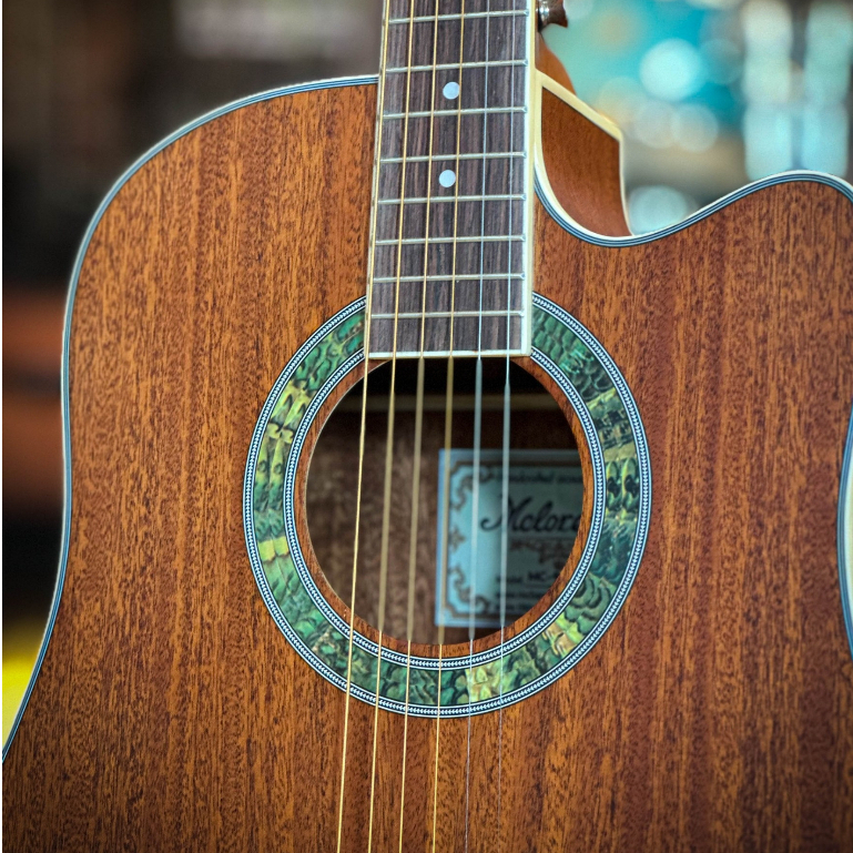 Top ไม้แท้ Mclorence MC-911C MG กีตาร์โปร่ง - กีตาร์โปร่งไฟฟ้า 41” ฟรี กระเป๋า ปิ๊กกีต้าร์4 ประแจ