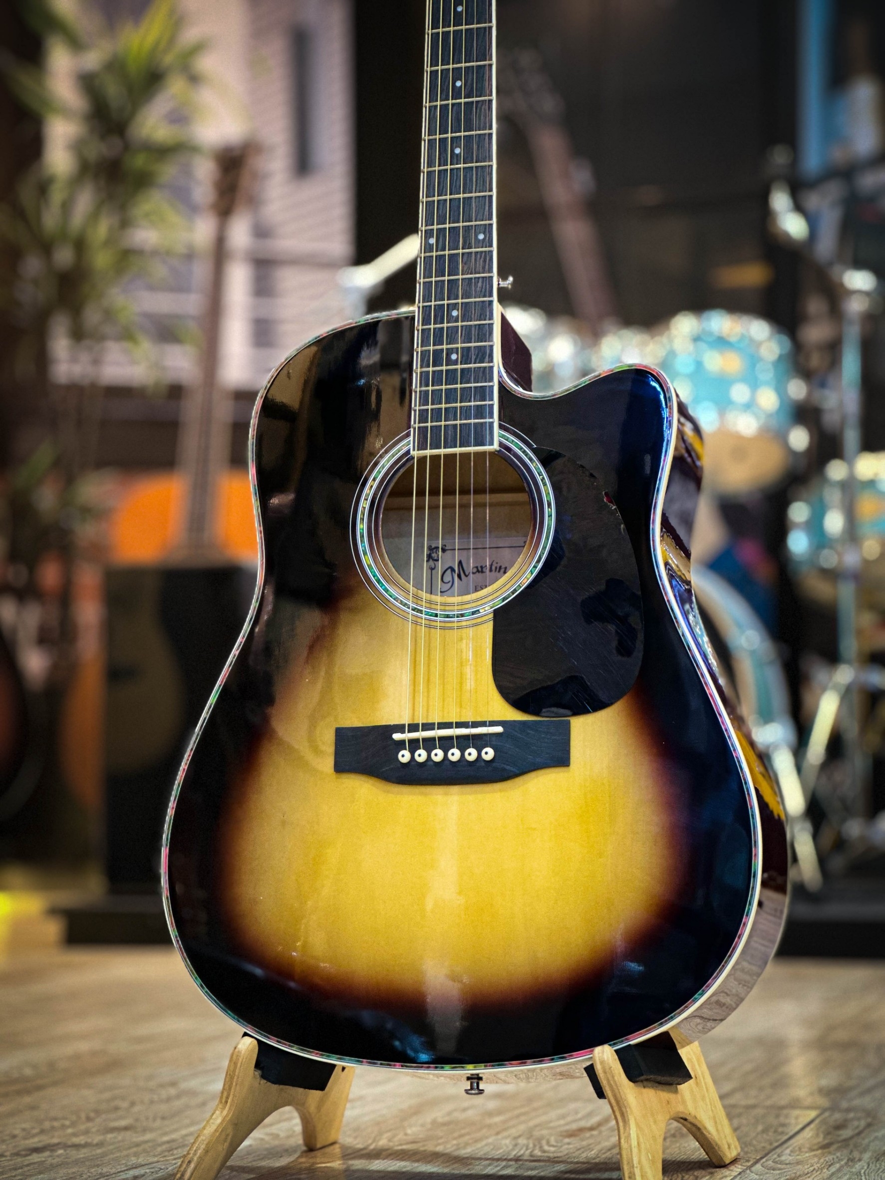 (รุ่นใหม่!🔥) กีตาร์โปร่งไฟฟ้าLC-5 Martin lee MD-410C + ปิ๊กกาดปีกนก 41 นิ้ว ของแถมสุดคุ้ม *รับประกันสินค้า* สำเนา สำเนา สำเนา สำเนา