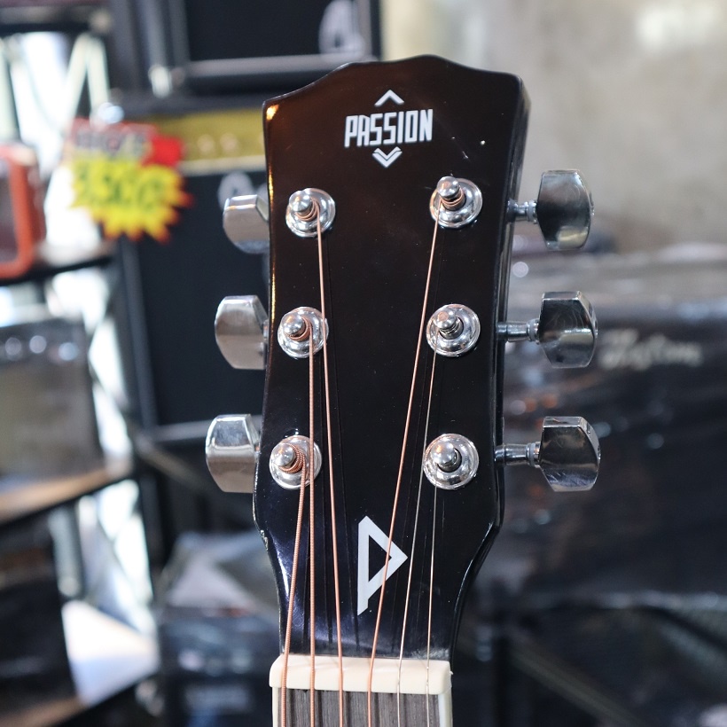 Passion กีต้าร์โปร่ง รุ่น APS-408C สีดำ ขนาด 40 นิ้ว