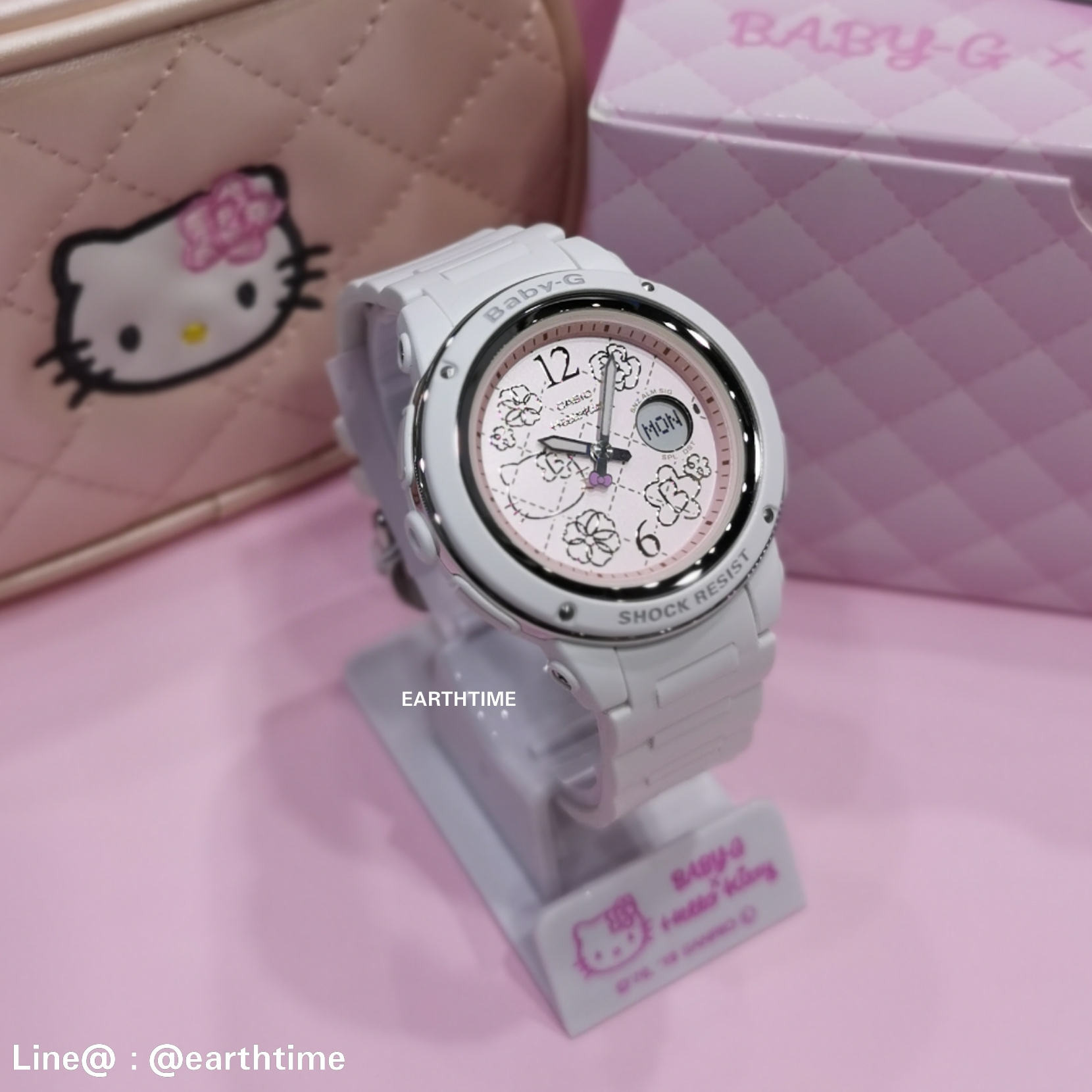 Baby-G x Kitty ของใหม่แท้100% รับประกัน 1 ปี รุ่น BGA-150KT-7B
