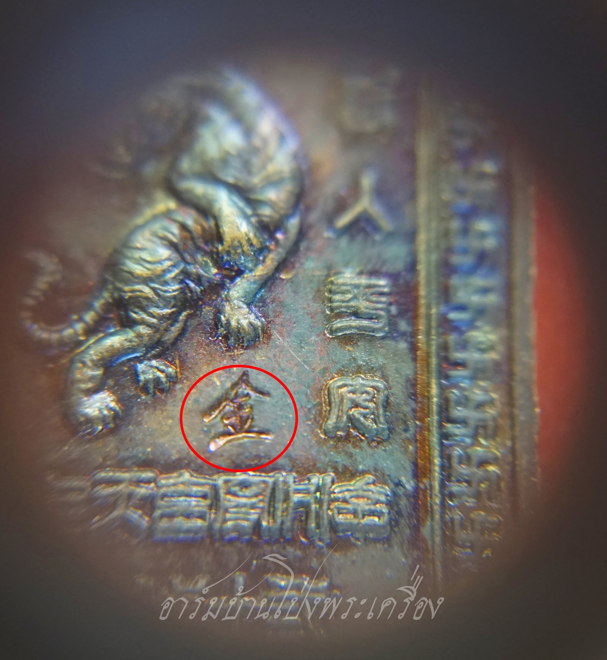 ศาลเจ้าพ่อเสือแฮปปี้แลนด์ ที่ระลึกครบรอบ๓๐ปี เนื้อทองแดงรมดำ(องค์ที่1)