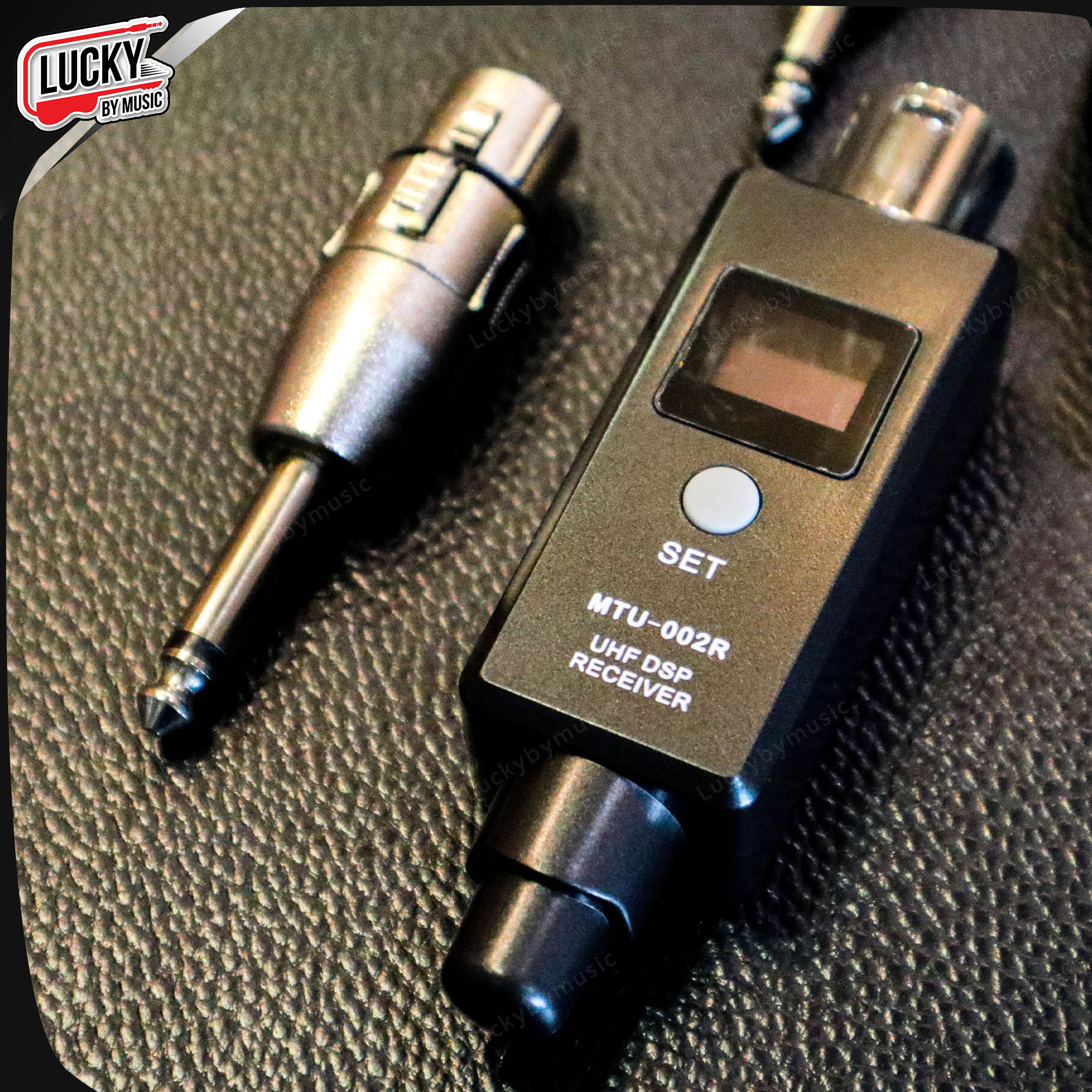 เครื่องส่งสัญญาณไมโครโฟนไร้สาย UHF (1 คู่ ) สําหรับไมโครโฟนไดนามิก คอนเดนเซอร์ - ประกันศูนย์