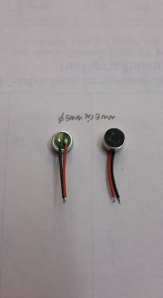 คอนเดนเซอร์ไมค์CONDENSERMIC2ขา ขนาดเส้นผ่านศูนย์กลาง5MMMสูง3MM5x3mm