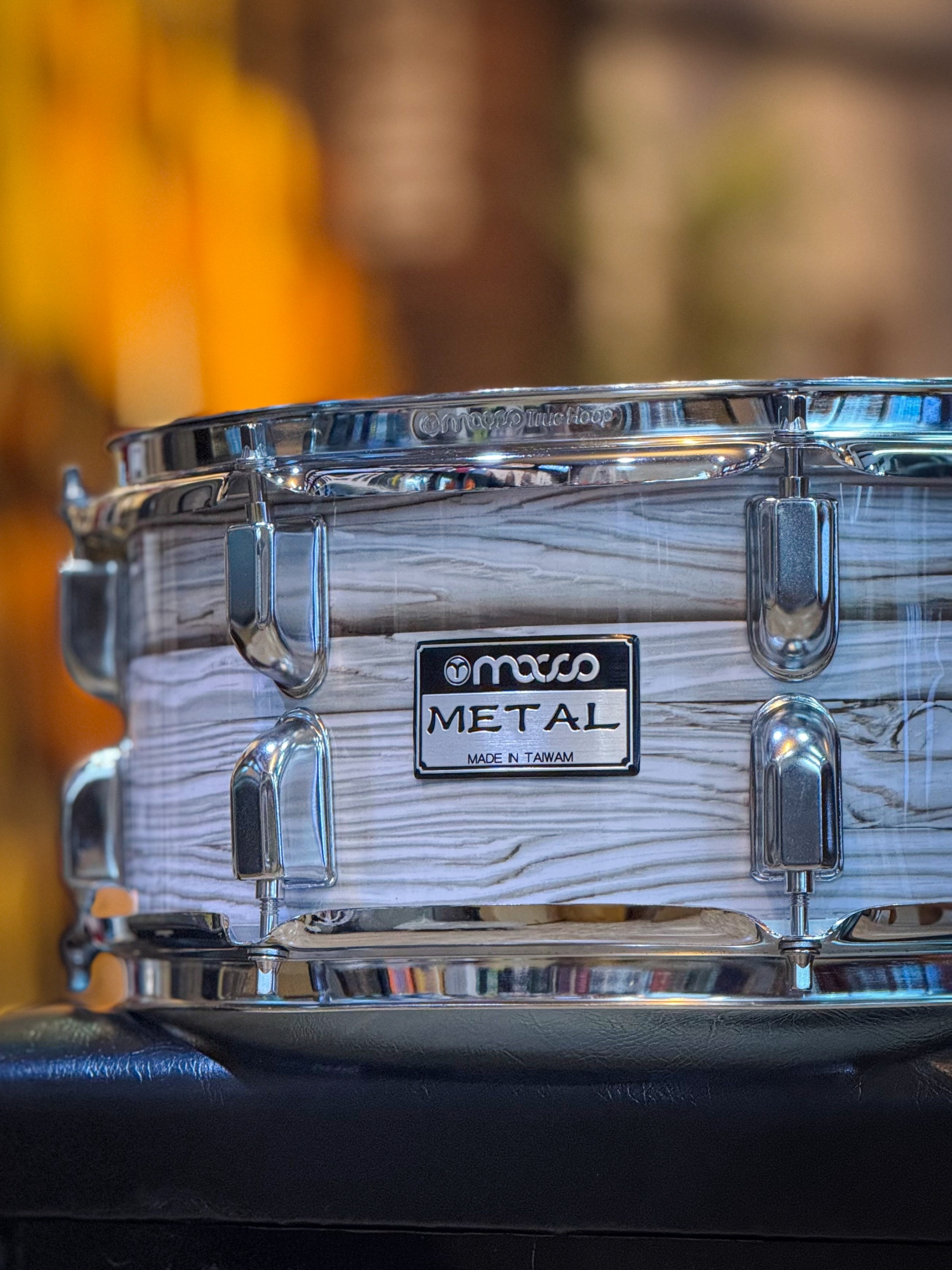 รายละเอียดสินค้า สแนร์ไม้ Poplar + Birch ขนาด 14 นิ้ว x 5.5 นิ้ว hoop 8 Lugs