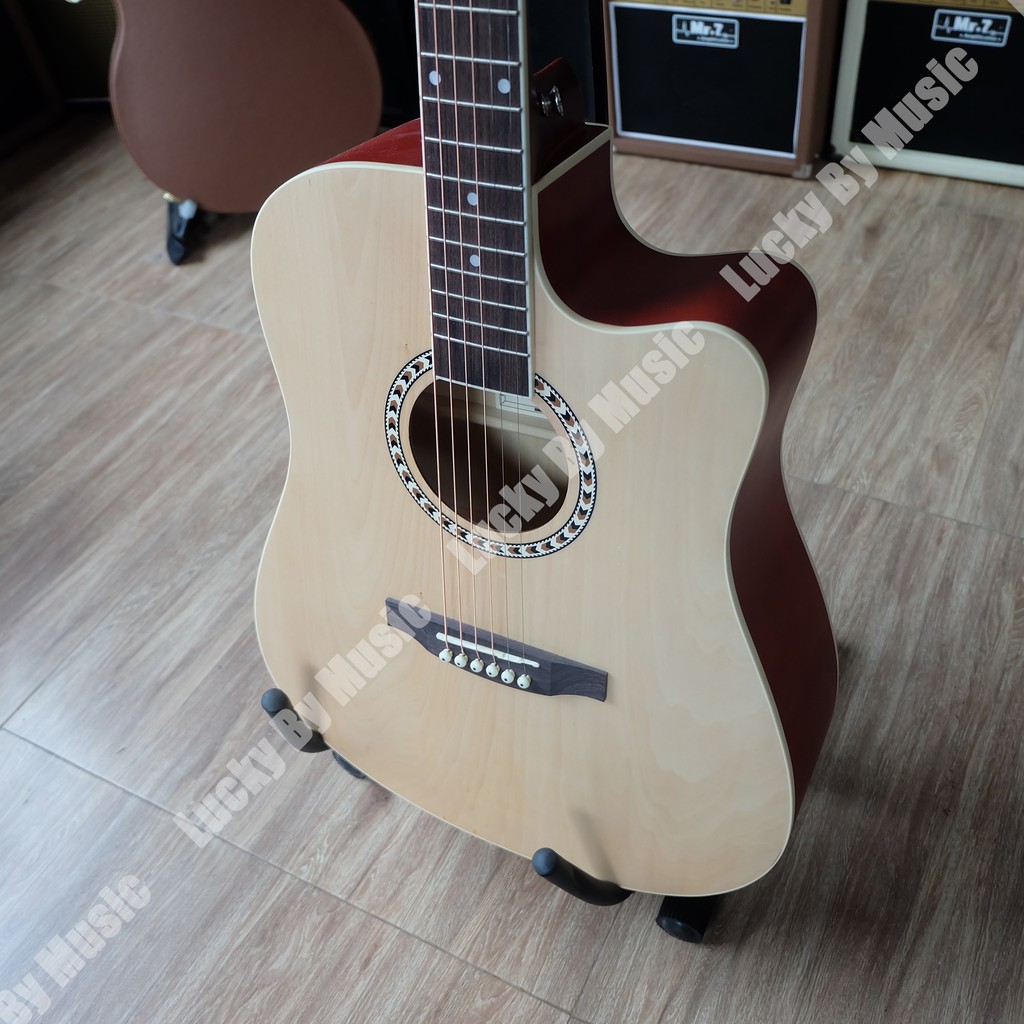 กีต้าร์โปร่ง Mady รุ่น MD-41 ขนาด 41นิ้ว สีไม้ ฟรี ปิ๊ก 2 อัน / ใบคอร์ด / ประแจ มีบริการเก็บเงินปลายทาง