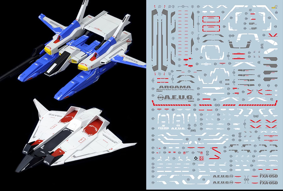 216 Water Decal RG/HG 1/144 G-Defenser & FlyingArmor ยี่ห้อ S.I.M.P. Model Decal