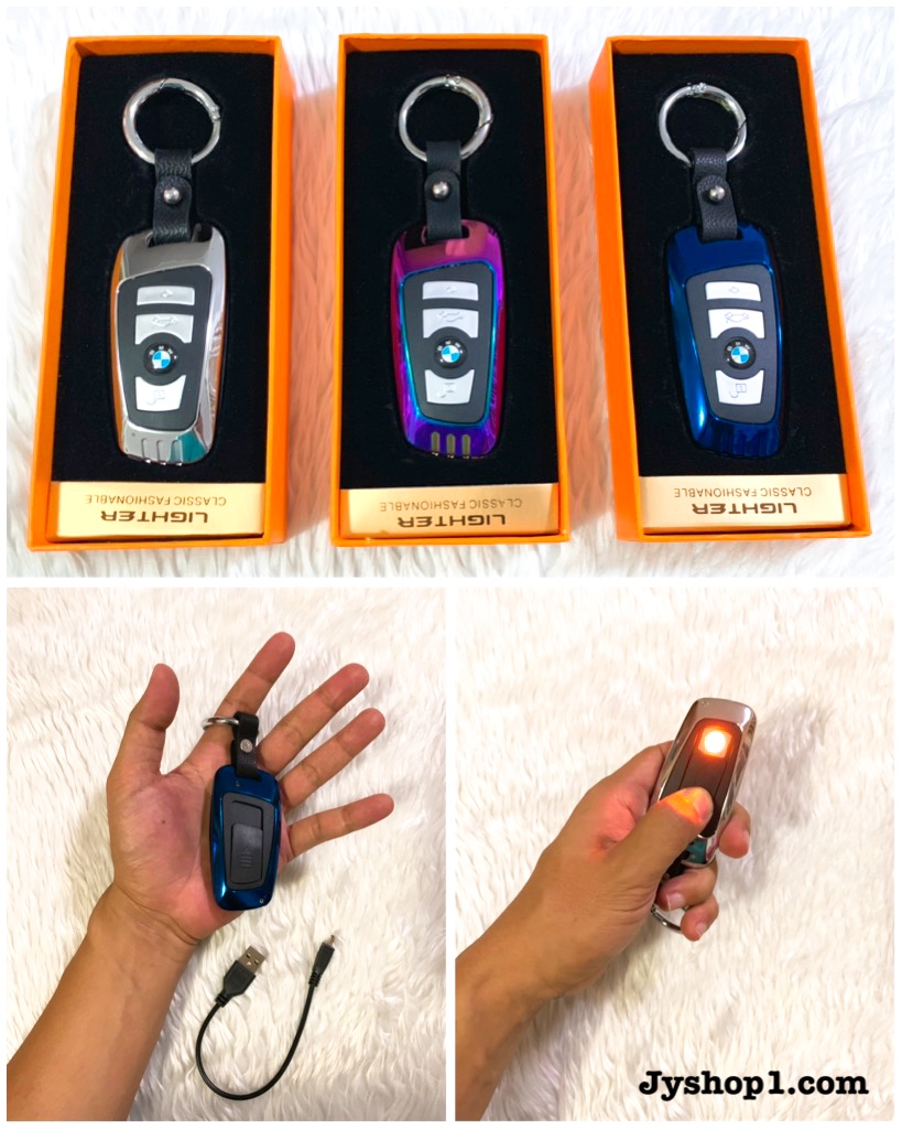 ไฟแช็ค ไฟแช็คไฟฟ้า USB กุญแจรถ BMW