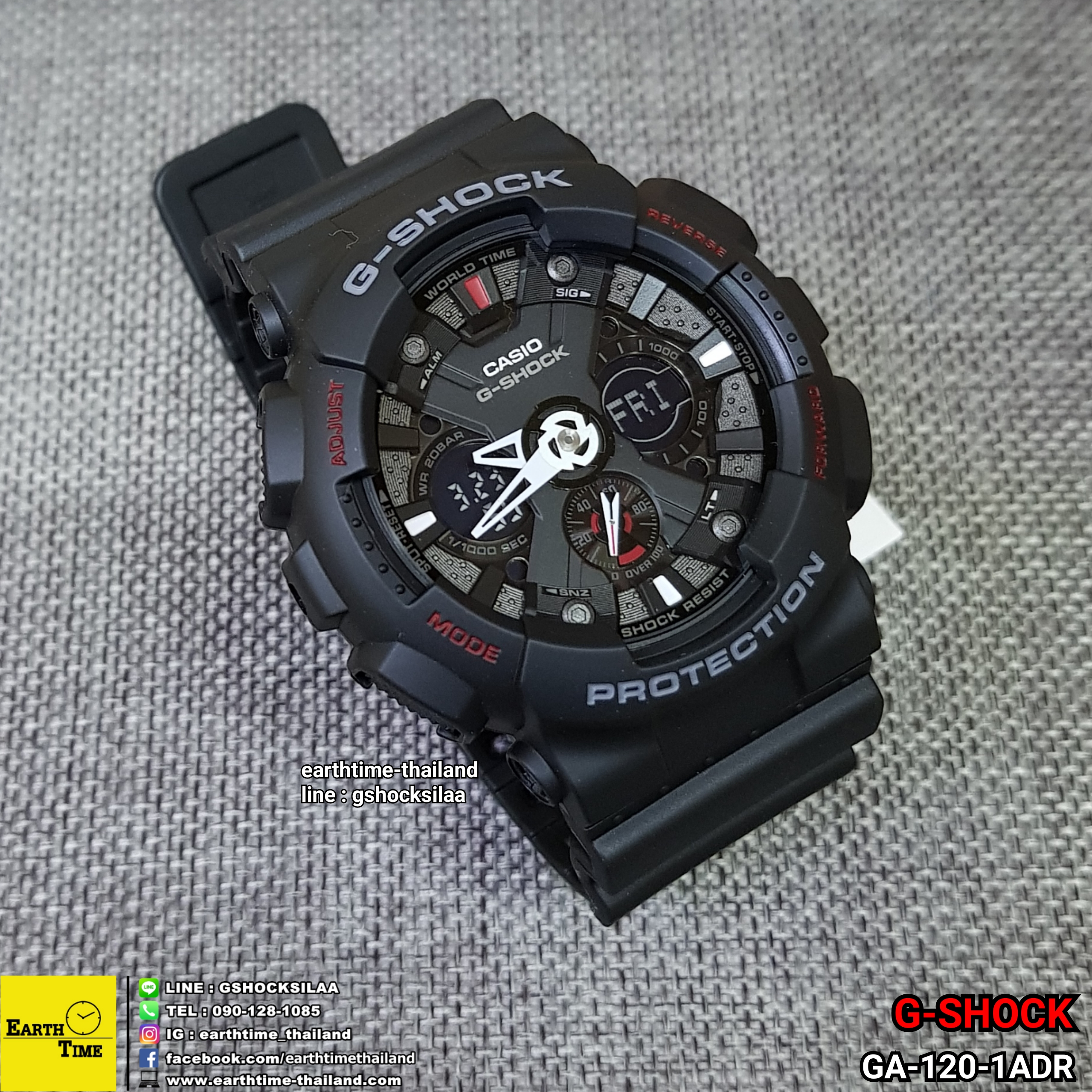 G-Shock ของใหม่แท้100% รับประกัน 1 ปี GA-120-1ADR