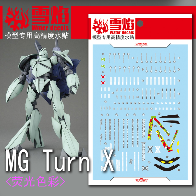 188 Water Decal MG1/100 Concept-X6-1-2 Turn X ยี่ห่อ X-Y model