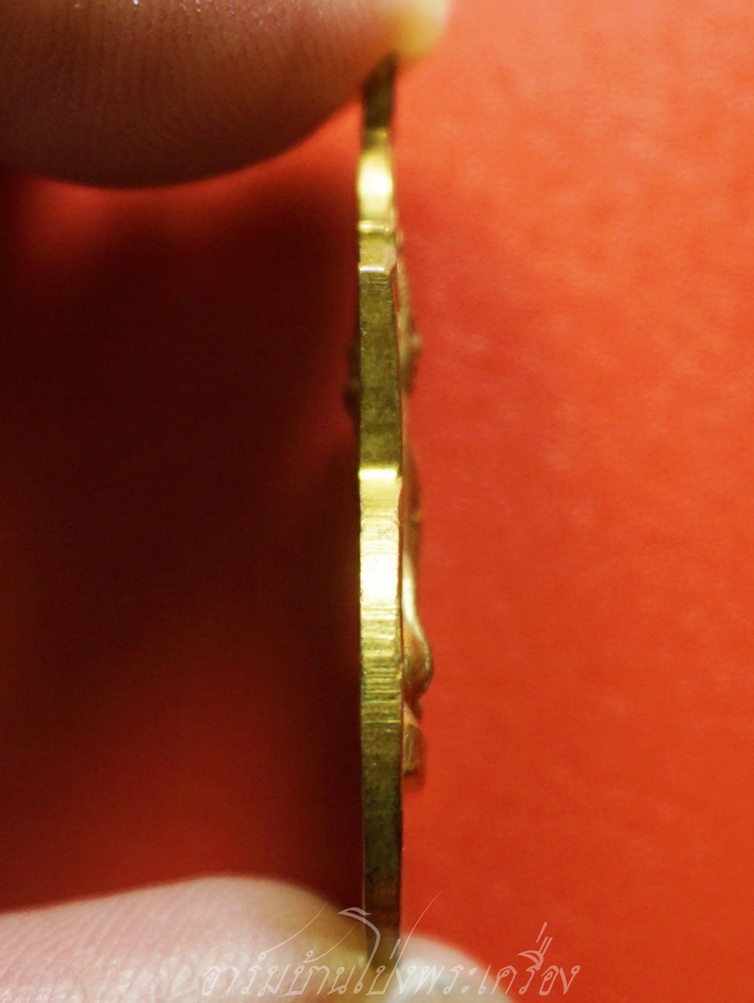 พระพุทธ วัดหนองกรวด หลัง ภปร. ปี๒๕๑๗ ในหลวงเสด็จตัดลูกนิมิตร เนื้อกะไหล่ทอง(องค์ที่่1)