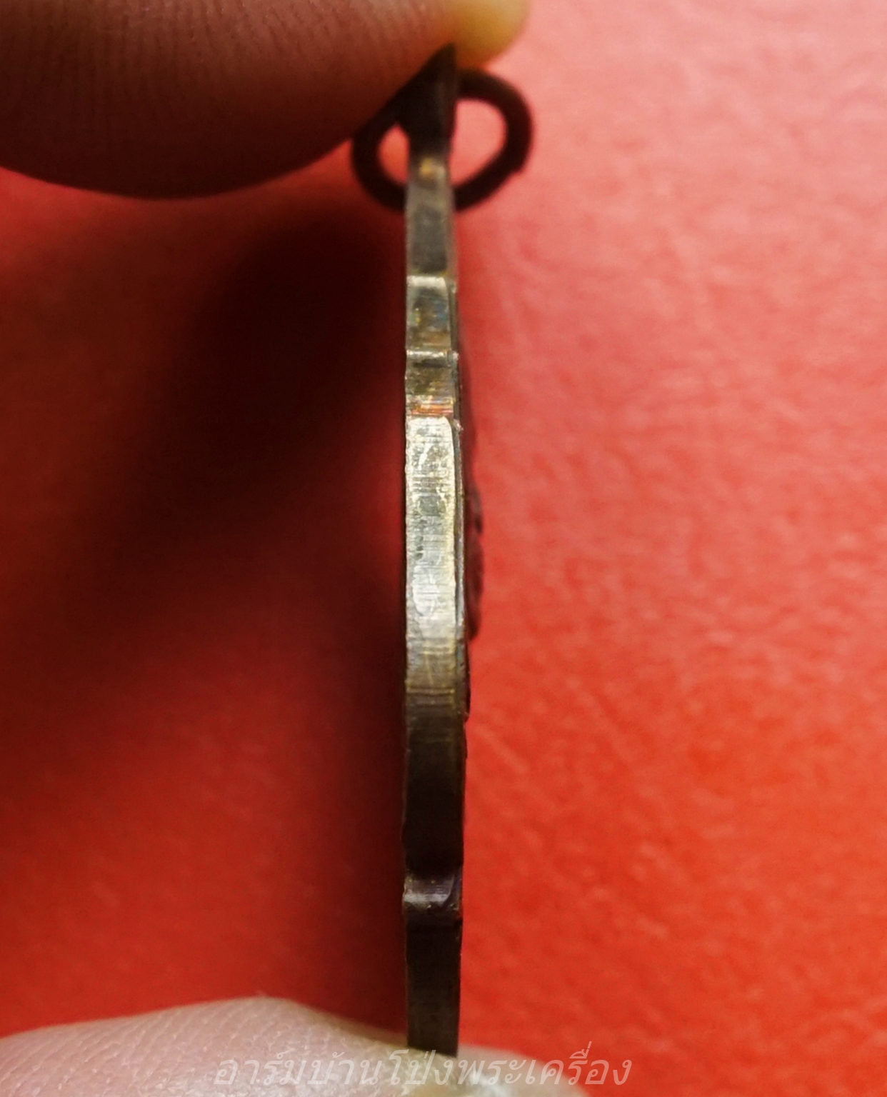 พระครูวิมลสิทธิชัย(หลวงพ่อแกะ) วัดเลาเต่า จ.นครปฐม เนื้อทองแดง(องค์ที่1)