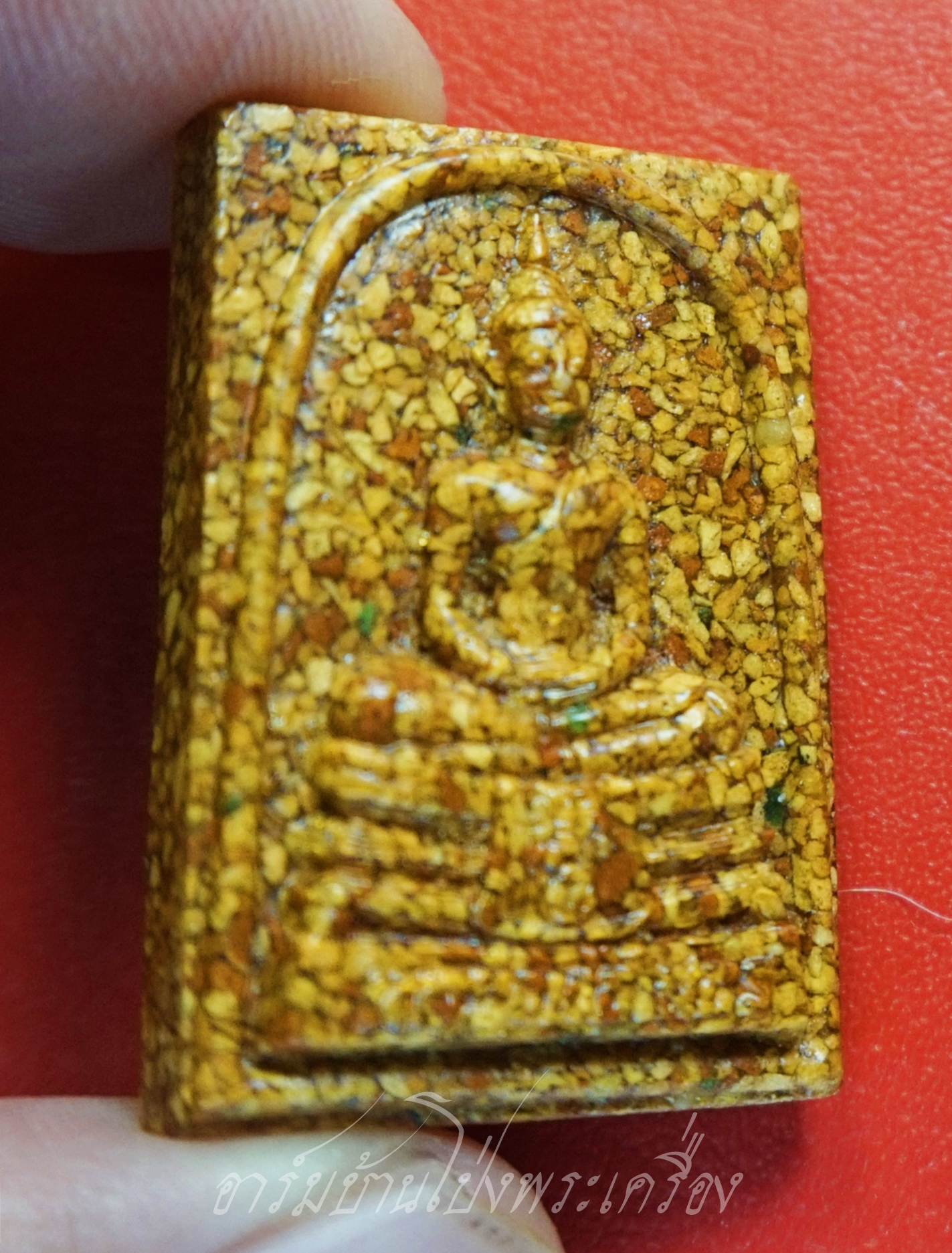 หลวงพ่อโสธร วัดโสธรวรารามวรวิหาร จ.ฉะเชิงเทรา สมเด็จ เนื้อกระเบื้องหลังคาโบสถ์(องค์ที่3)