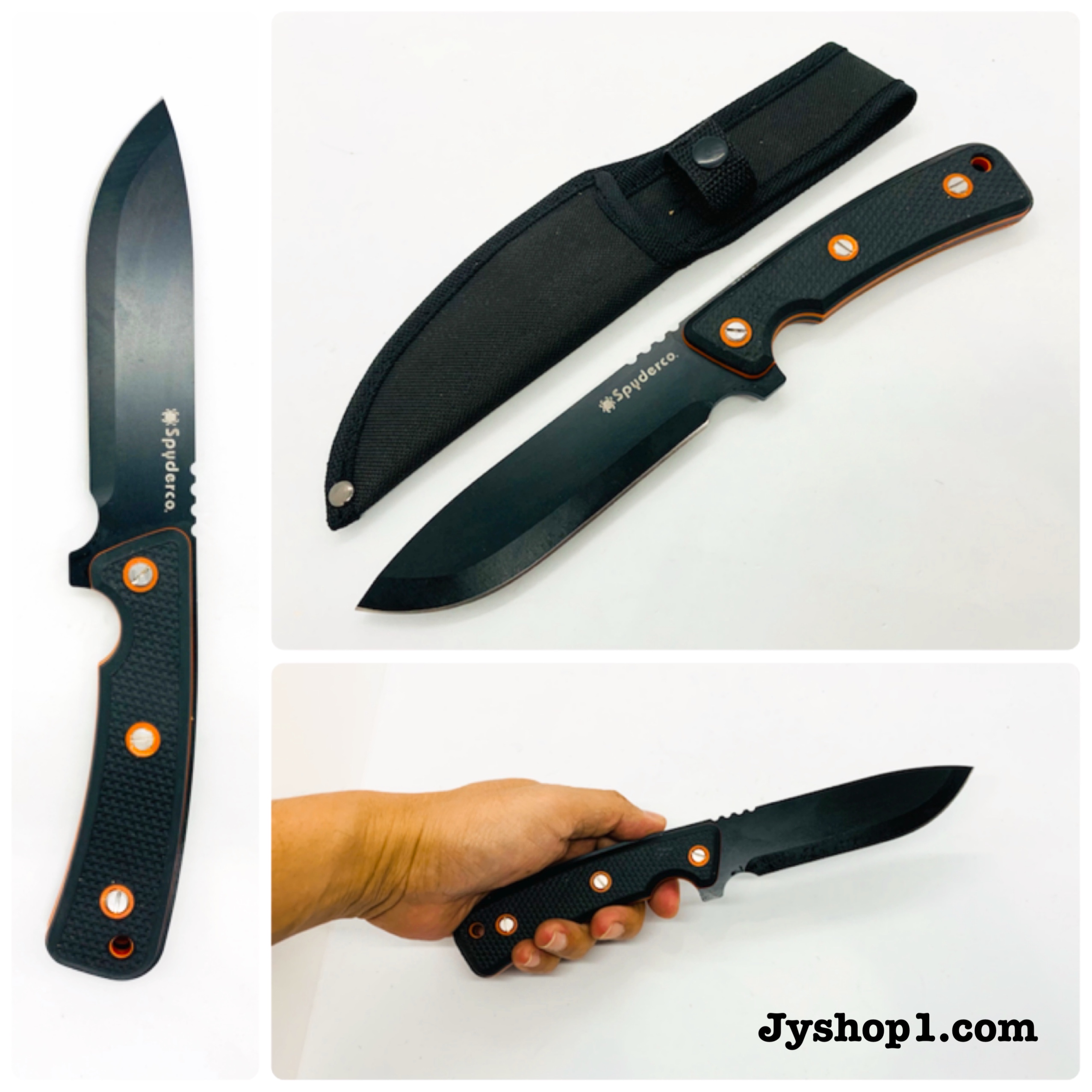 มีดเดินป่า มีดใบตาย Spyderco
