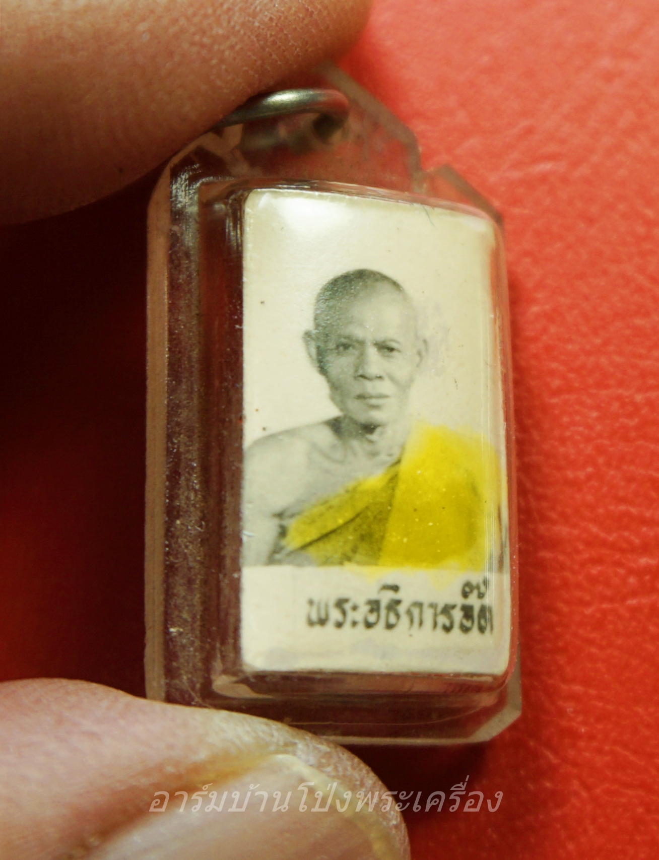 หลวงพ่ออ๊ด วัดโกสินารายน์ รูปถ่าย หลังตะกรุด3K(องค์ที่1)