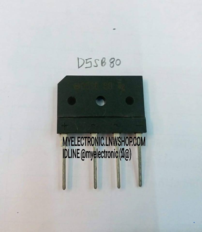 ขาย D5SB80ไดโอดบริดจ์DIODE BRIDGE5A800Vราคาตัวล่ะ บาท