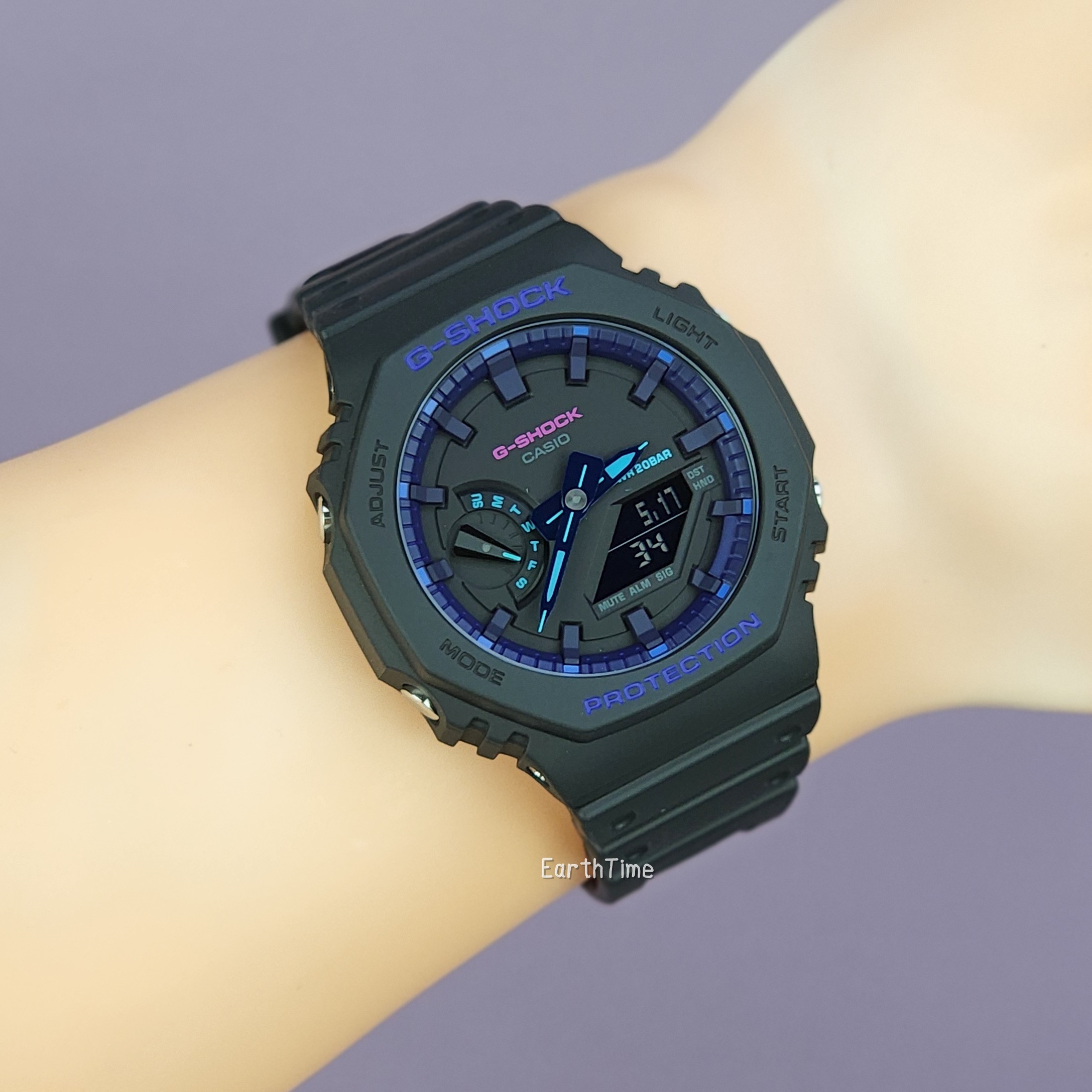 GA-2100VB-1A l Virtual Blue Analog-Digital Series l ของใหม่แท้100%