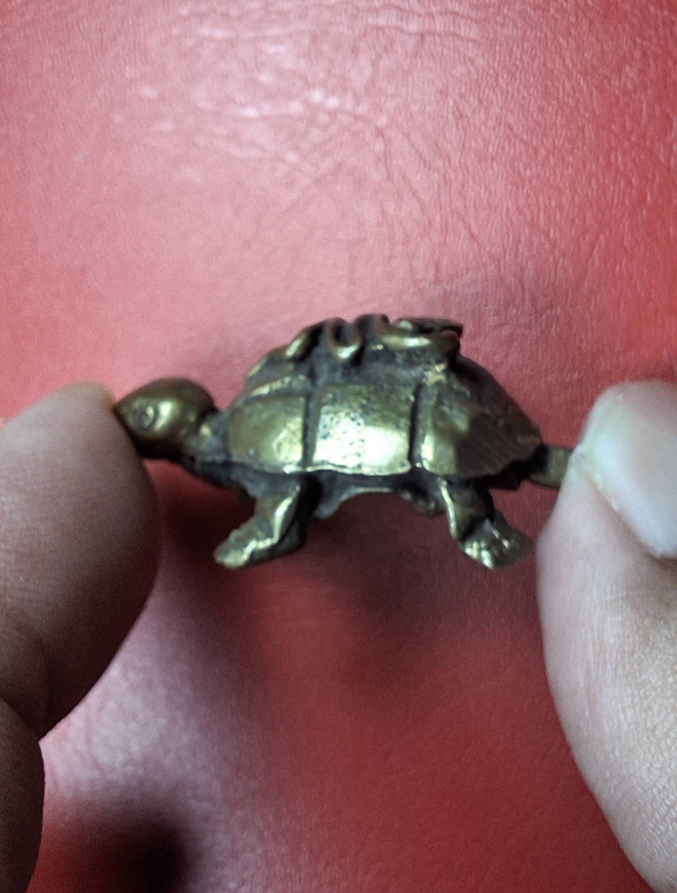 พญาเต่าเรือน หลวงพ่อเจ๊ก วัดเขาแดงตะวันตก จ.พัทลุง เนื้อทองเหลือง(องค์ที่1)