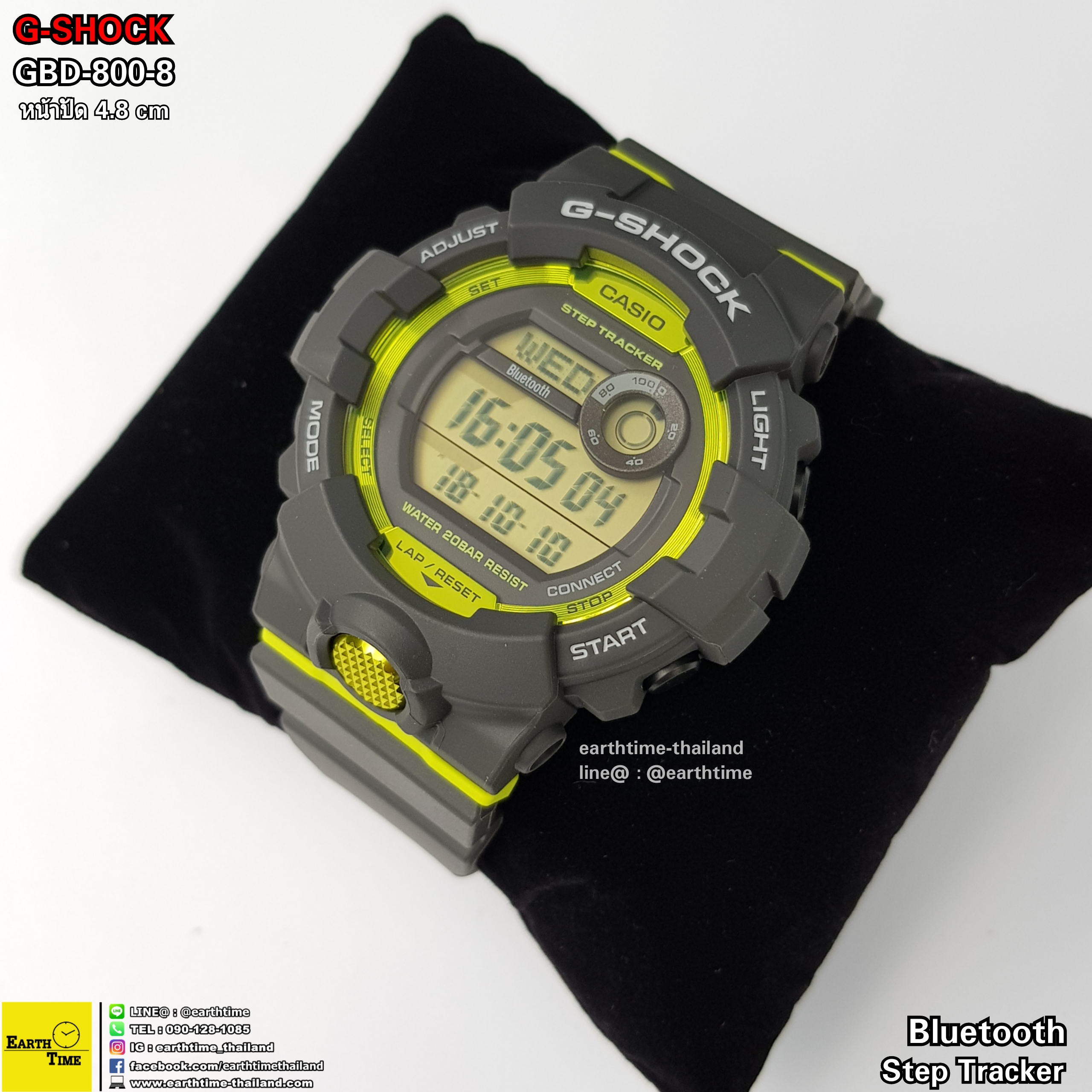 G-Shock Step Tracker and Bluetooth ของใหม่แท้100% รับประกัน 1 ปี รุ่น GBD-800-8
