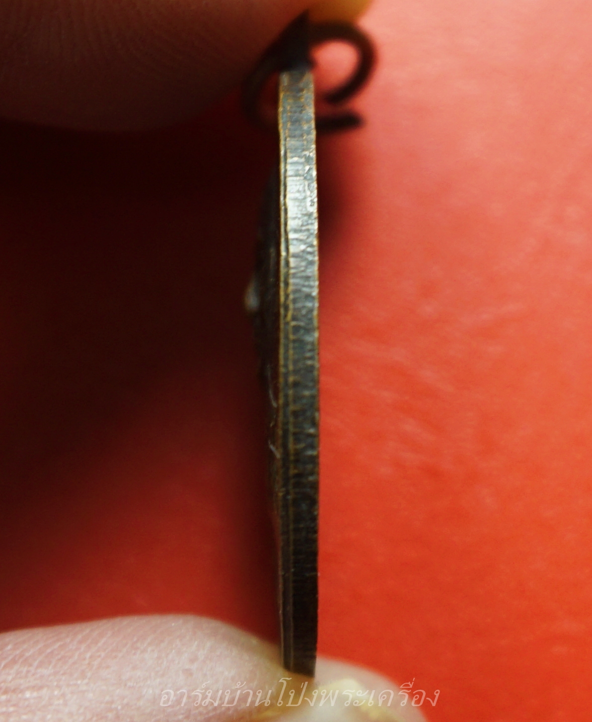 พระครูวิบูลเขมากร(หลวงพ่อเชื้อ) วัดยวด จ.ลพบุรี เนื้อทองแดงรมดำ(องค์ที่1)