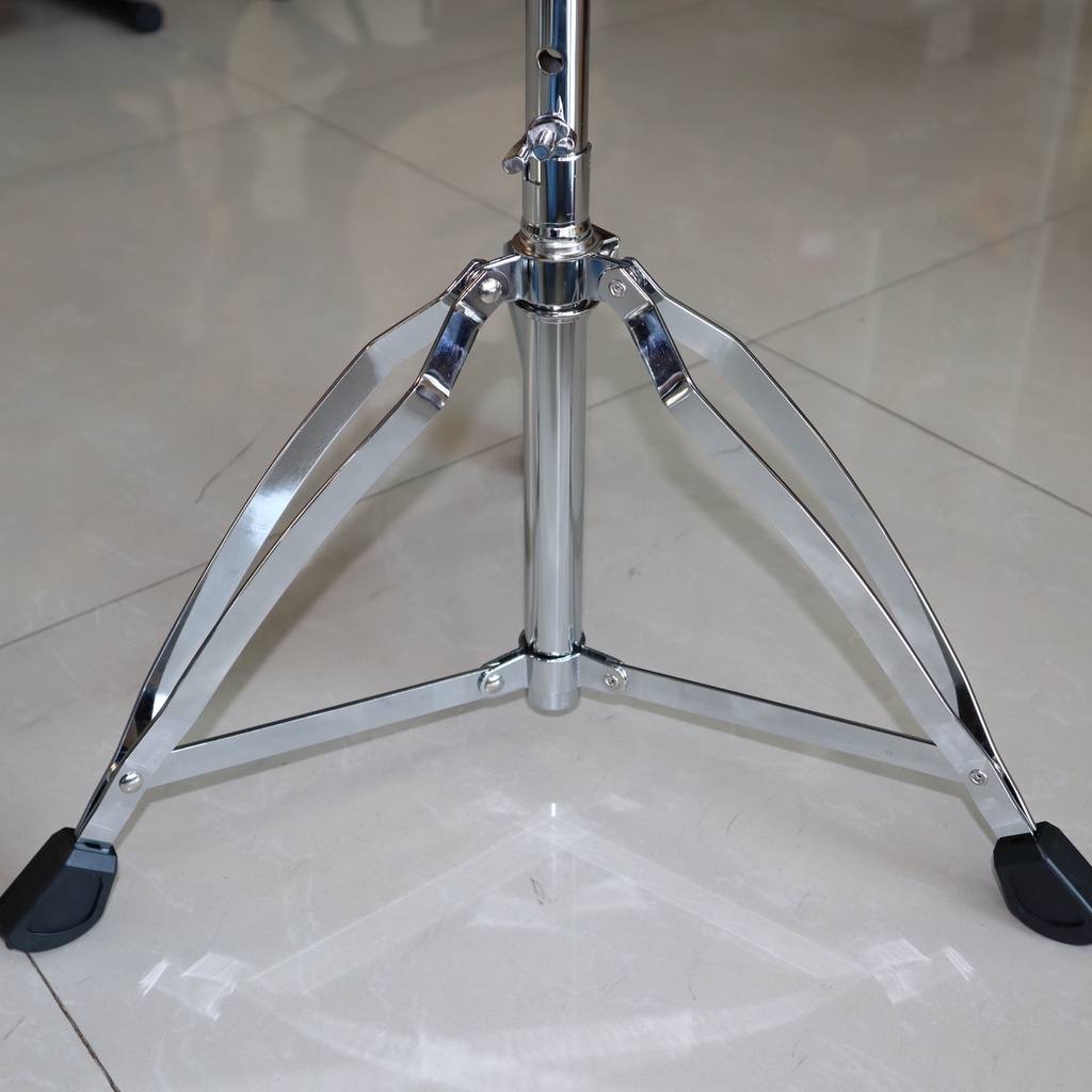 เก้าอี้กลอง MT20 ขาโครเมียม คู่ วัสดุคุณภาพดี เบาะเก้าอี้หุ้มสีดำ