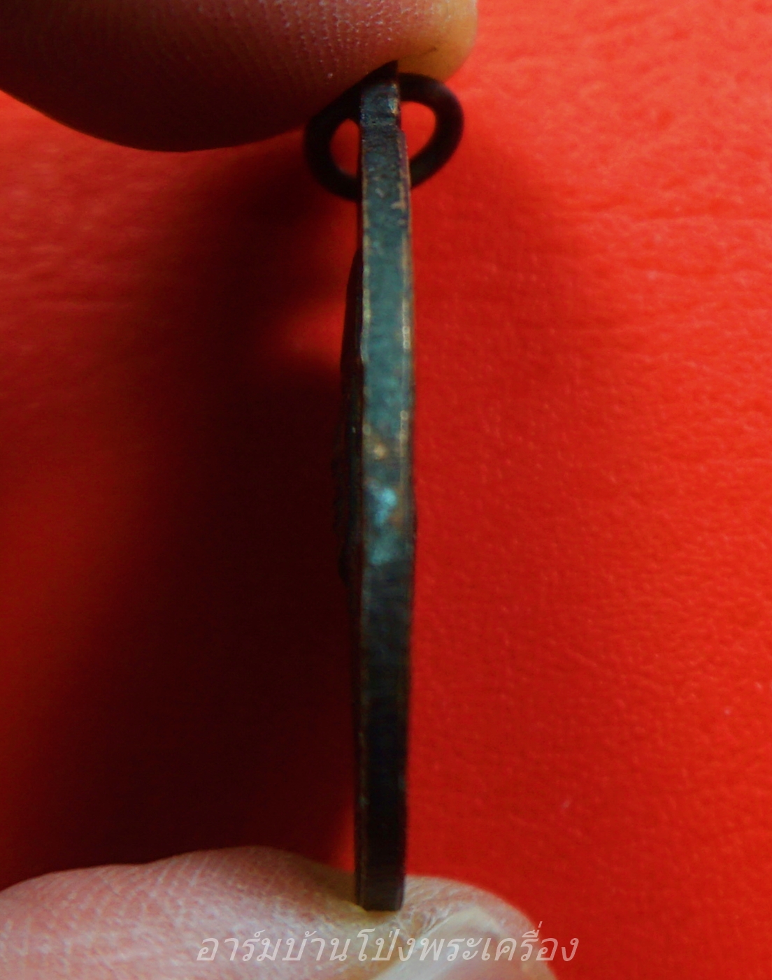 หลวงพ่อถนอม วัดหนองกลางดง รุ่นแรก บล๊อกนิยม คางแตก เนื้อทองแดง(องค์ที่6)