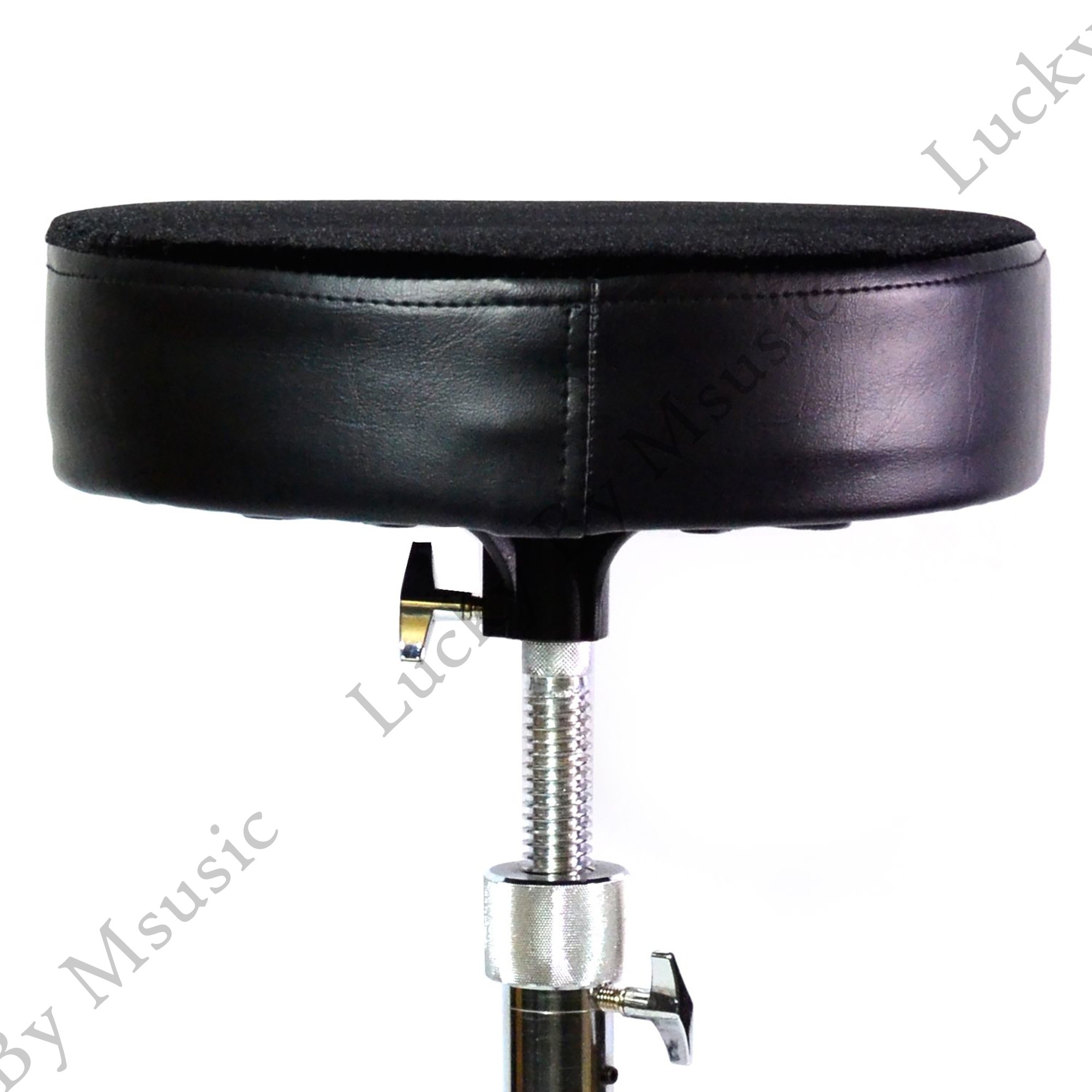 เก้าอี้กลอง Fortis รุ่น MT-200 เบาะกลม ขาโครเมียม ขาเดี่ยว ปรับระดับสูง-ต่ำได้