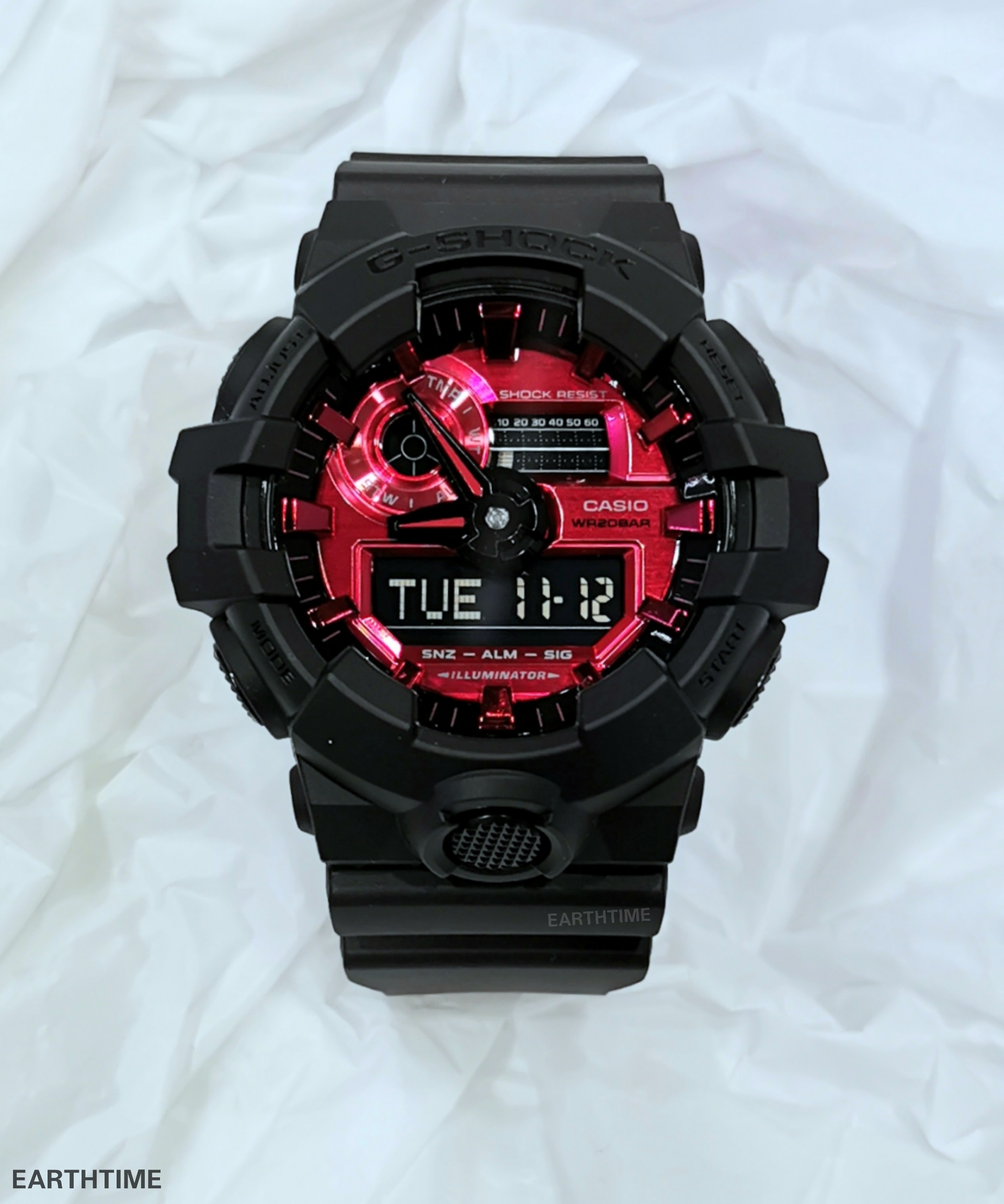 G-Shock Black and Red Series ของใหม่แท้100% รุ่น GA-700AR-1ADR