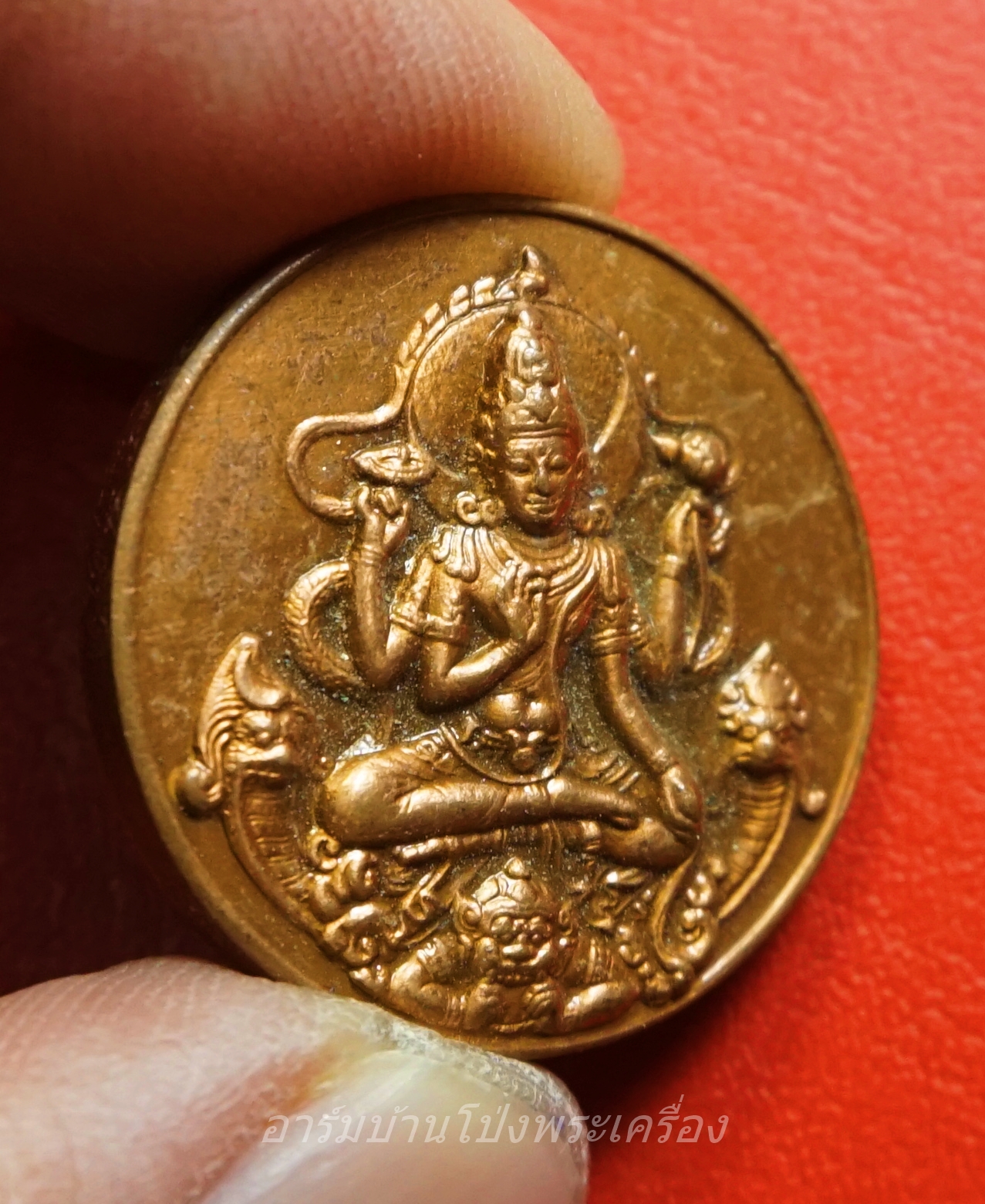 เหรียญพระนารายณ์อวตารทรงพระราหู รุ่นสัจจะอธิษฐาน บุโรพุทโธ ตอกโค้ด ขนาด 2.5 ซม. เนื้อทองแดง ด้านหลังตอกโค้ด ประทานความสำเร็จ ตามสัจจะอธิษฐาน ...สุดยอดพิธีกรรม "อ.ลักษณ์ เรขานิเทศ" ฟันธงว่า... เป็นสิ่งศักดิ์สิทธิ์แห่งยุคสมัย ที่คุณต้องมีไว้ครอบคร