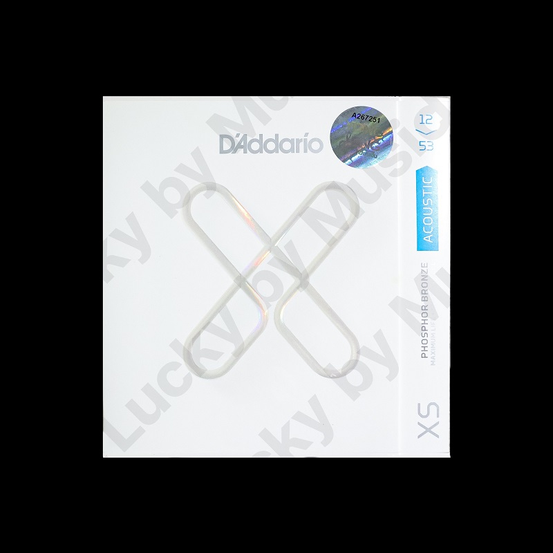 สายกีตาร์โปร่ง D’Addario รุ่น XSAPB Phosphor Bronze ครบชุด 6 สาย สายกีต้าร์ สายเคลือบกันสนิม