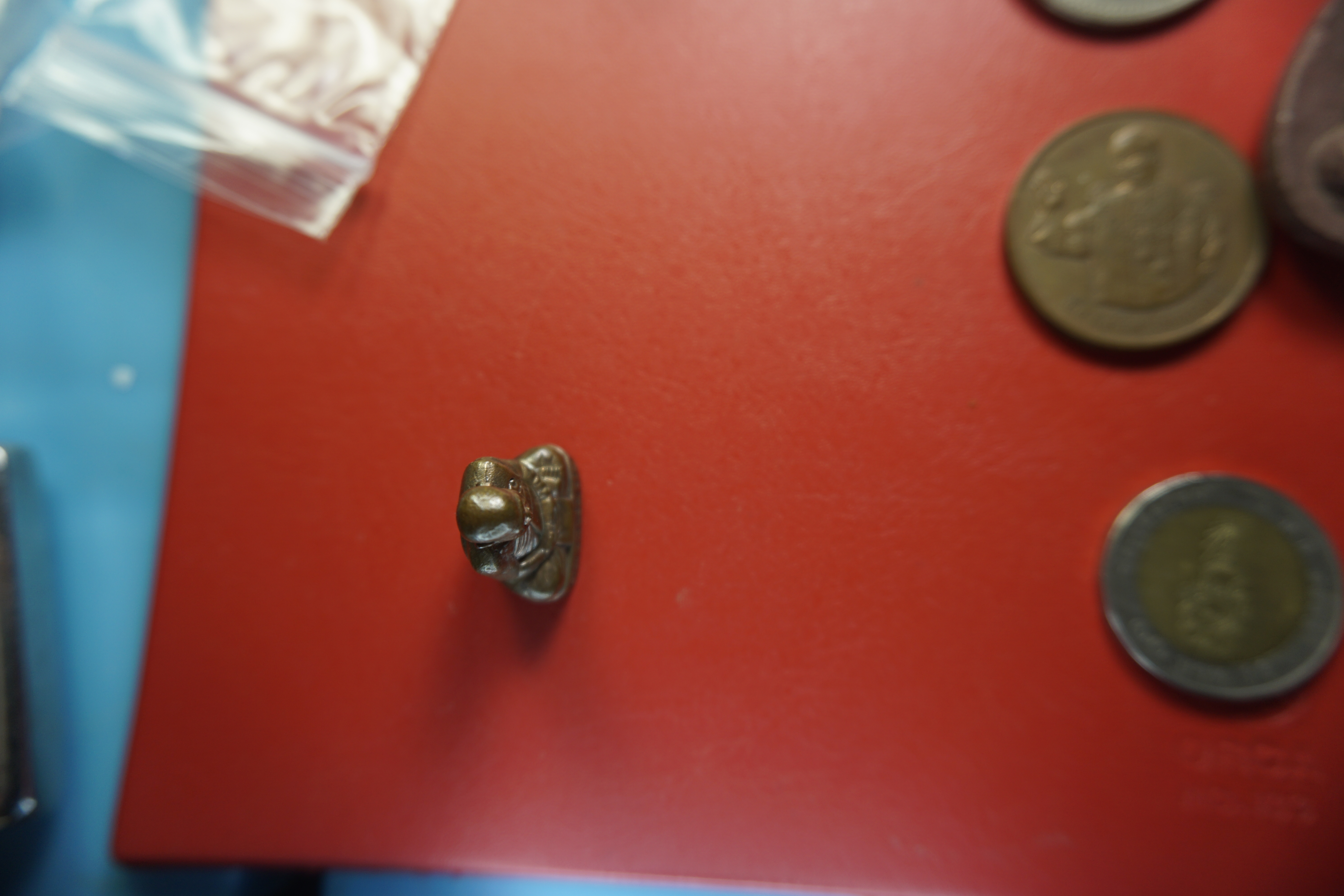 หลวงพ่อน่อ วัดปางสัก จ.นครสวรรค์ รูปหล่อ รุ่นแรก หมายเลข๙๕๒ เนื้อทองแดง(องค์ที่1)